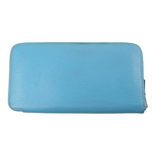 Hermes Azap Long Wallet Blue