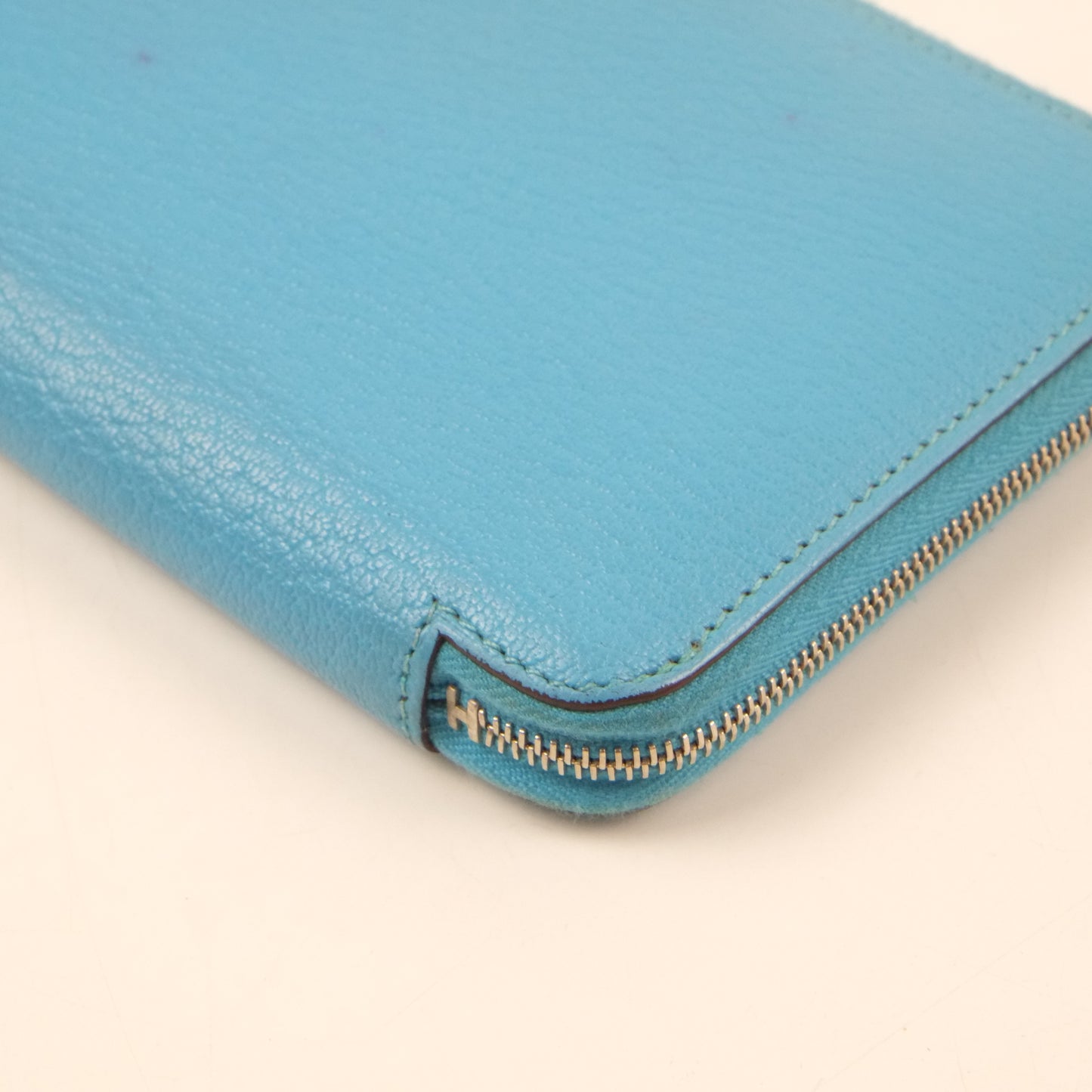 Hermes Azap Long Wallet Blue