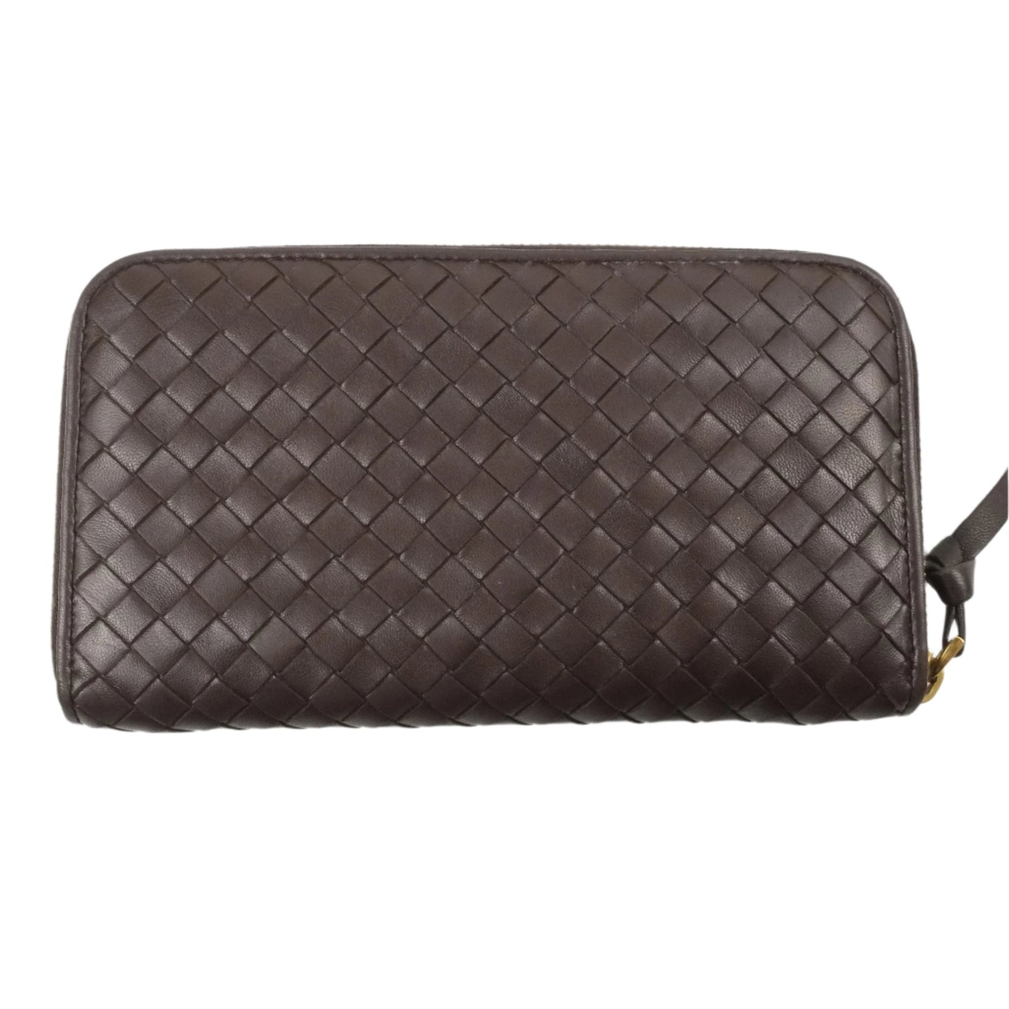 Bottega Veneta Long Wallet Dark Brown