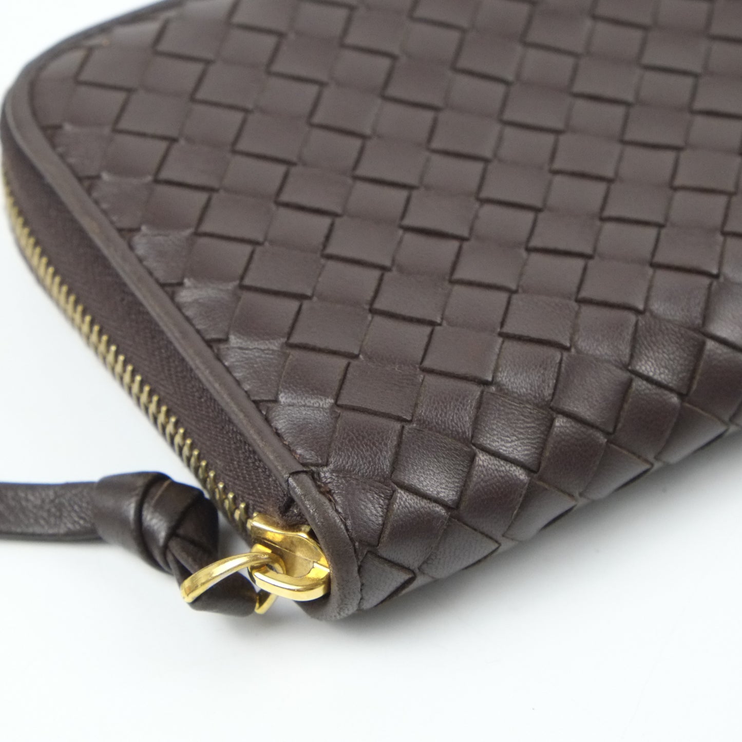 Bottega Veneta Long Wallet Dark Brown