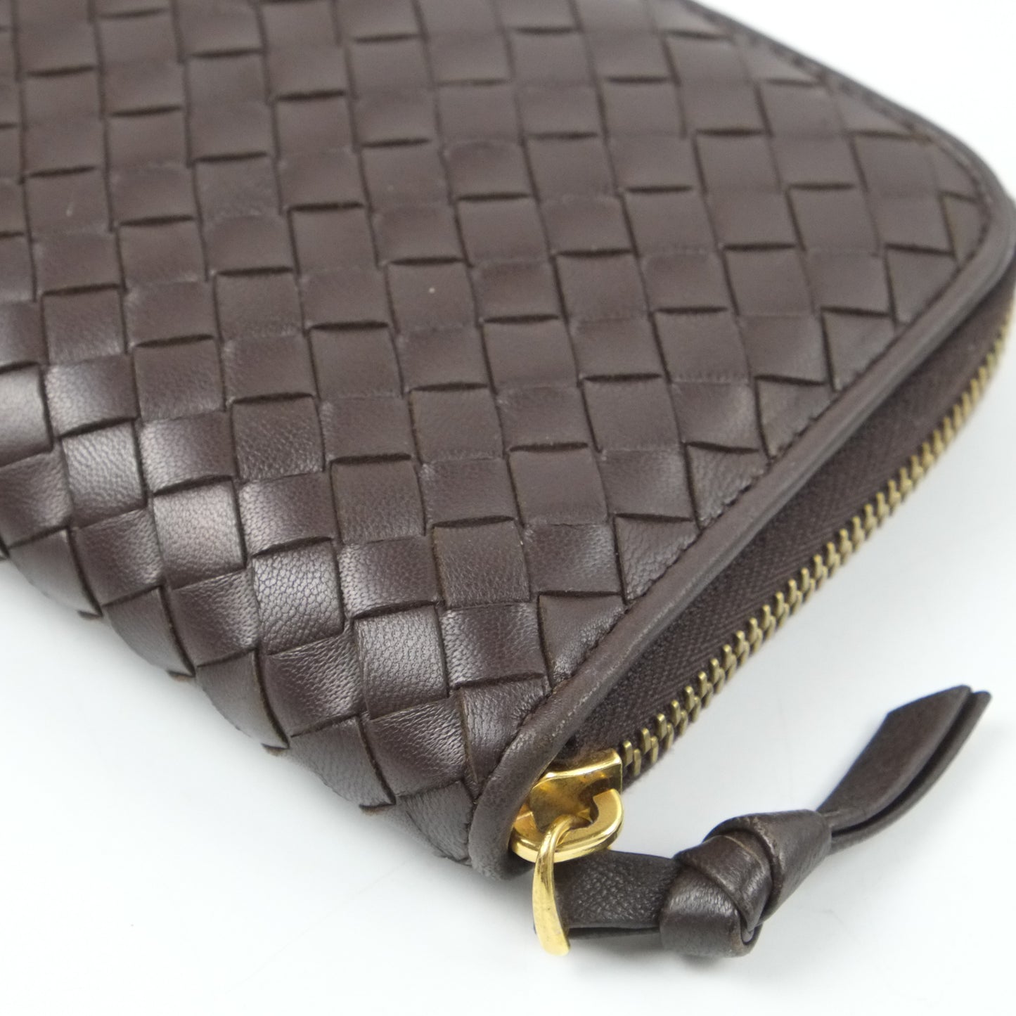 Bottega Veneta Long Wallet Dark Brown