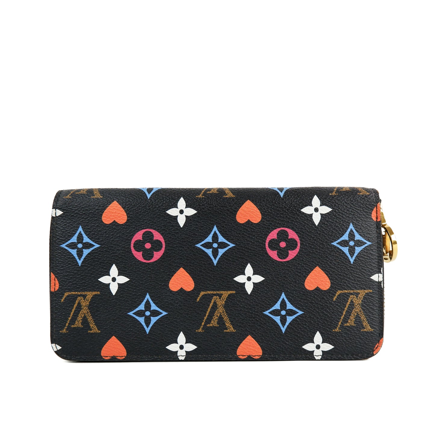 Louis Vuitton Game On Zippy Long Wallet Monogram Black