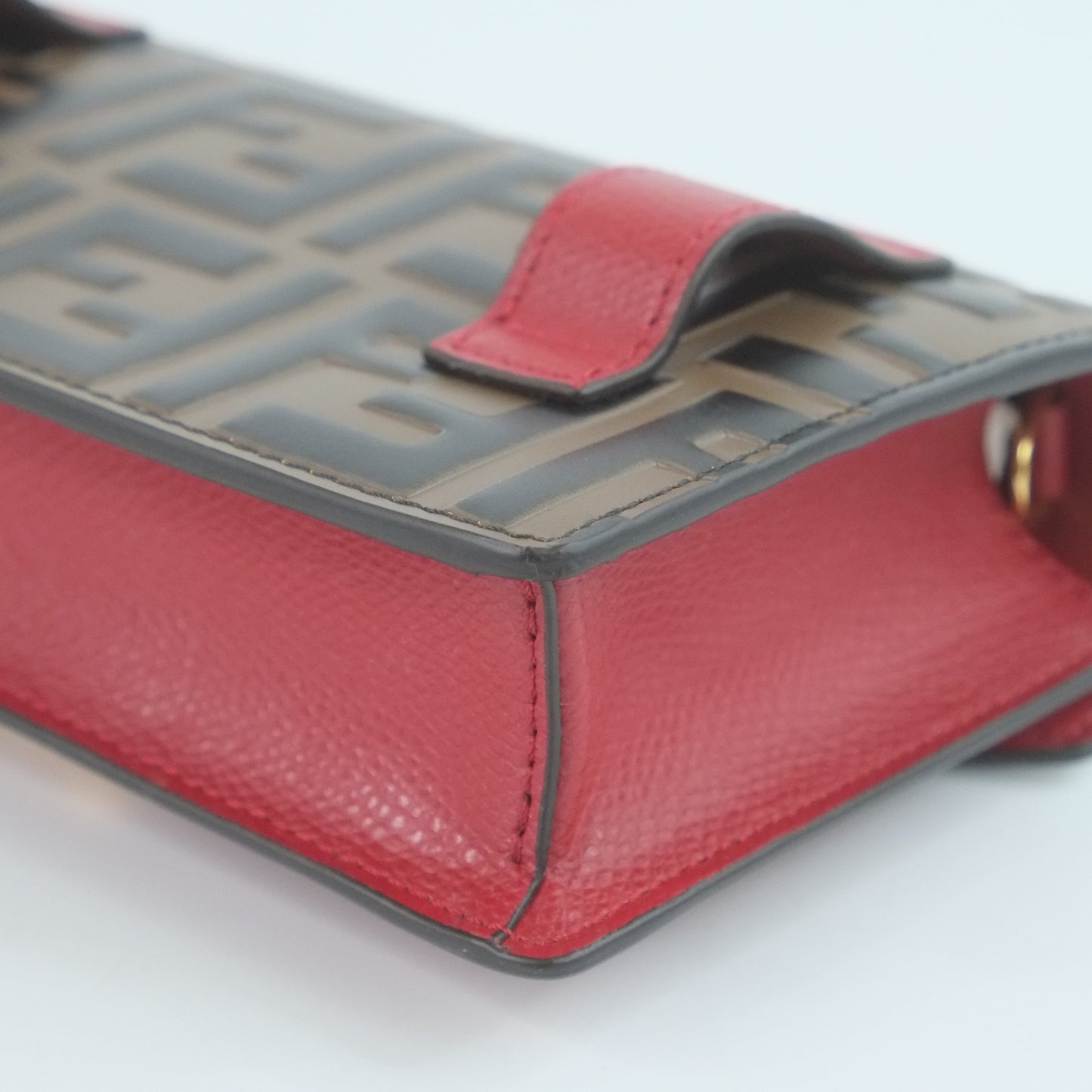 Fendi Belt Bag Pouch FF Red