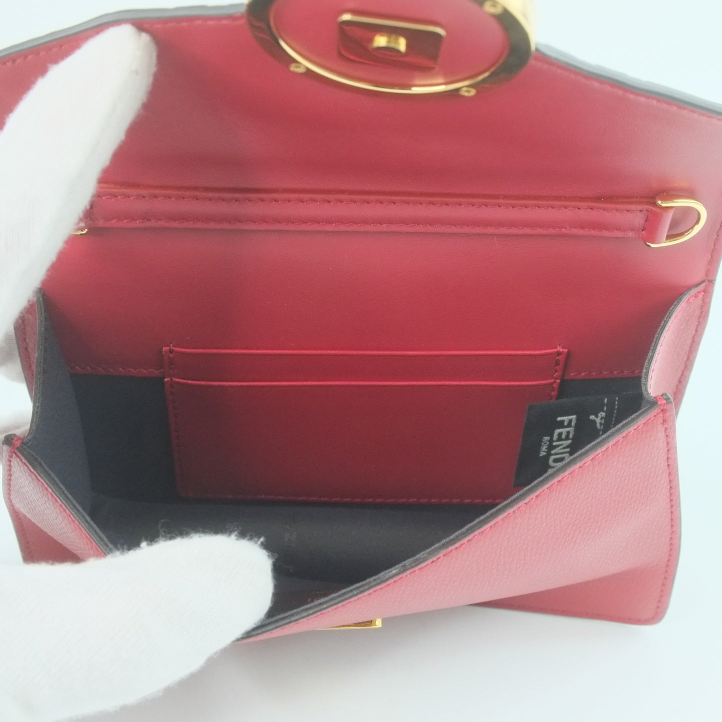 Fendi Belt Bag Pouch FF Red