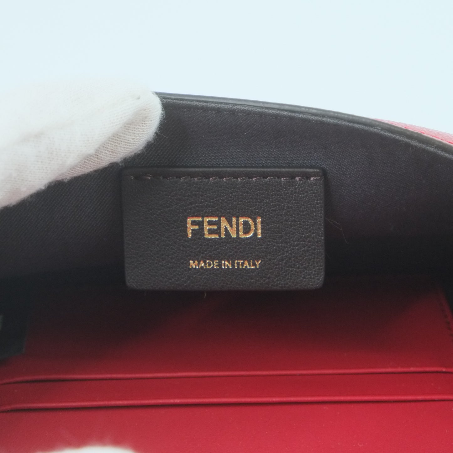 Fendi Belt Bag Pouch FF Red