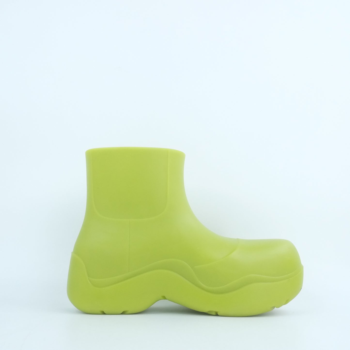 Bottega Veneta Puddle Rubber Ankle Boots Green 37