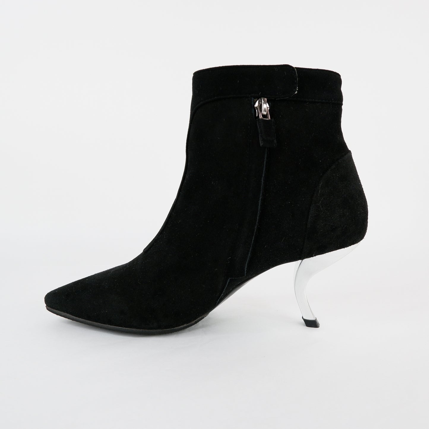 Roger Vivier Boots Suede Black 36