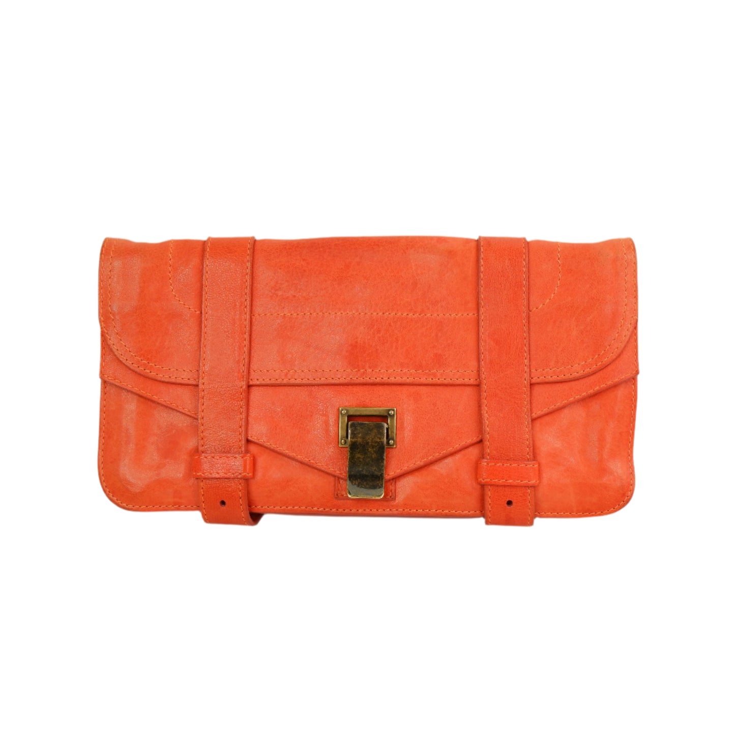 Proenza Schouler PS1 Clutch Orange