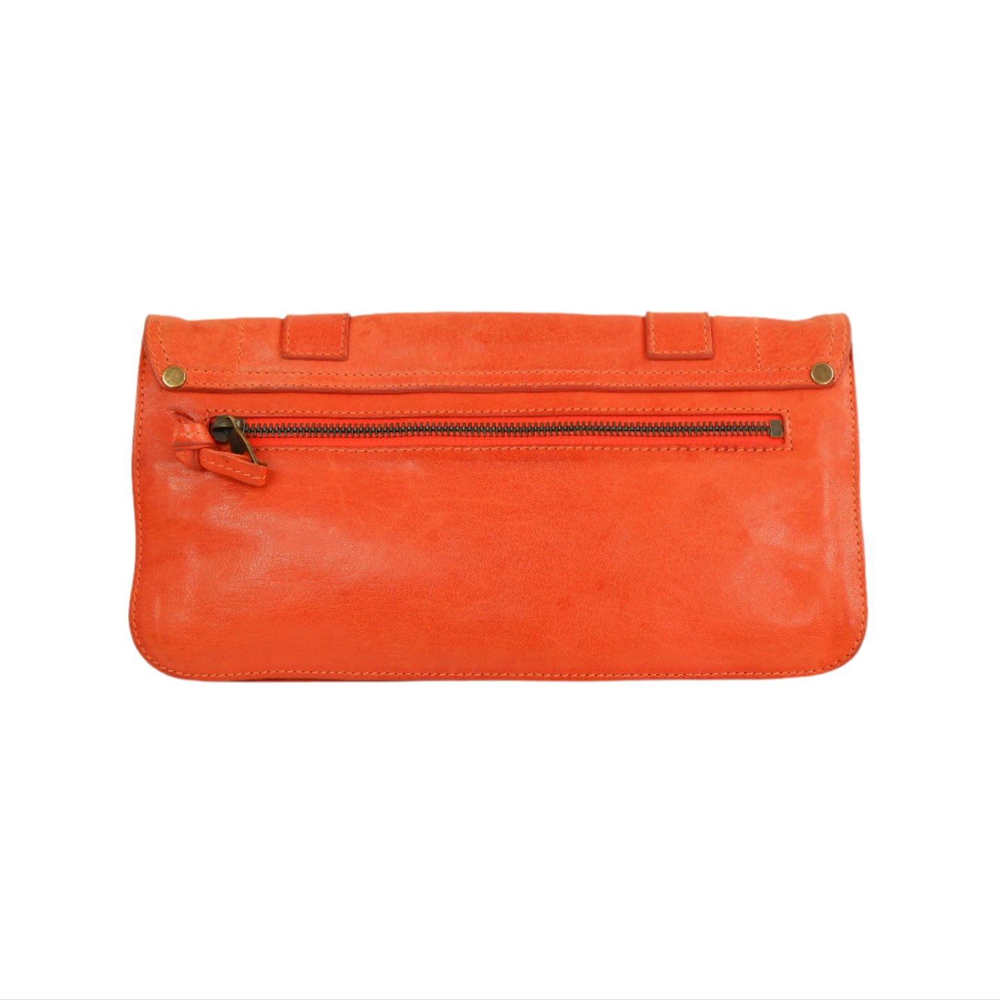 Proenza Schouler PS1 Clutch Orange