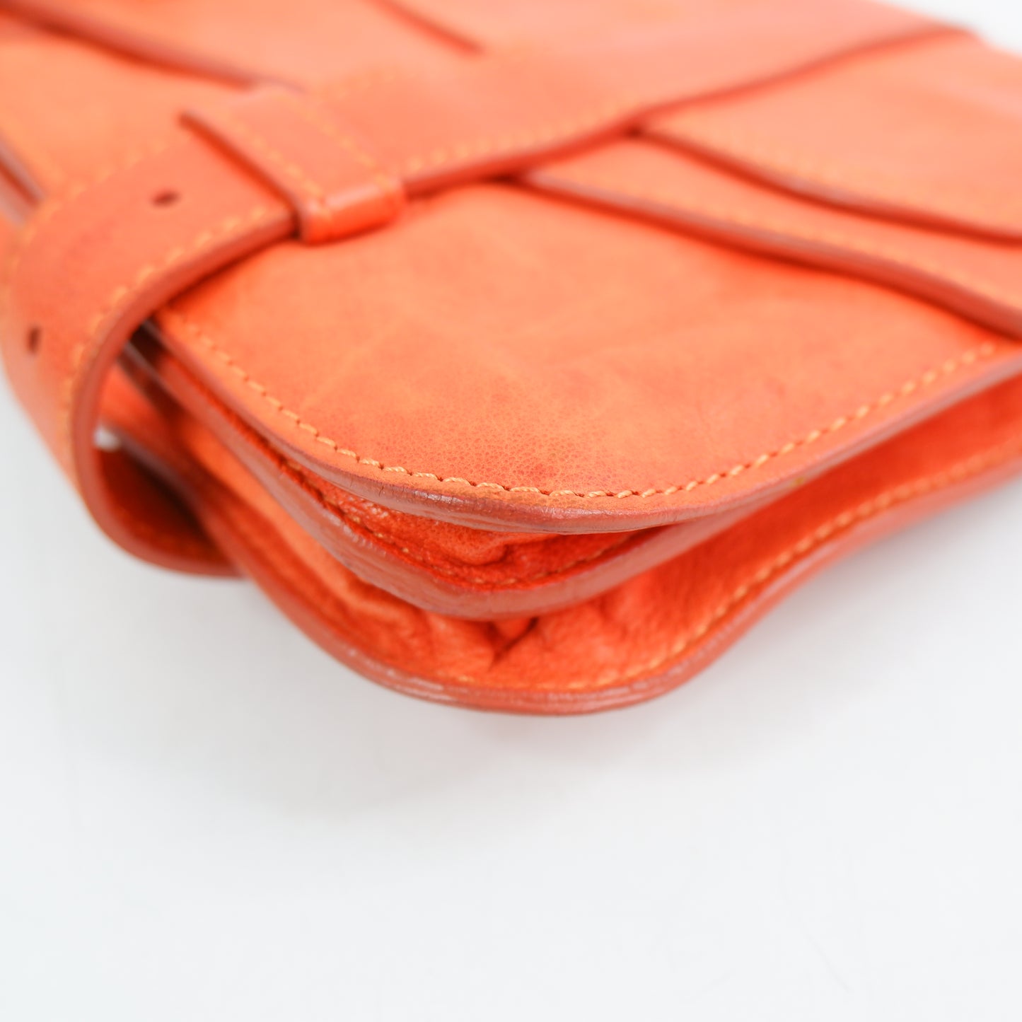 Proenza Schouler PS1 Clutch Orange