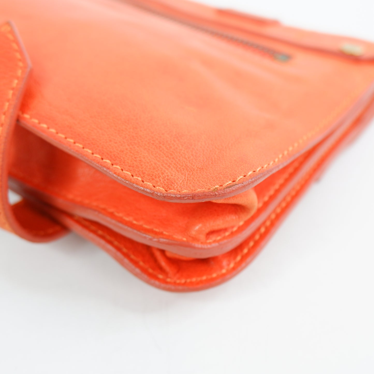 Proenza Schouler PS1 Clutch Orange