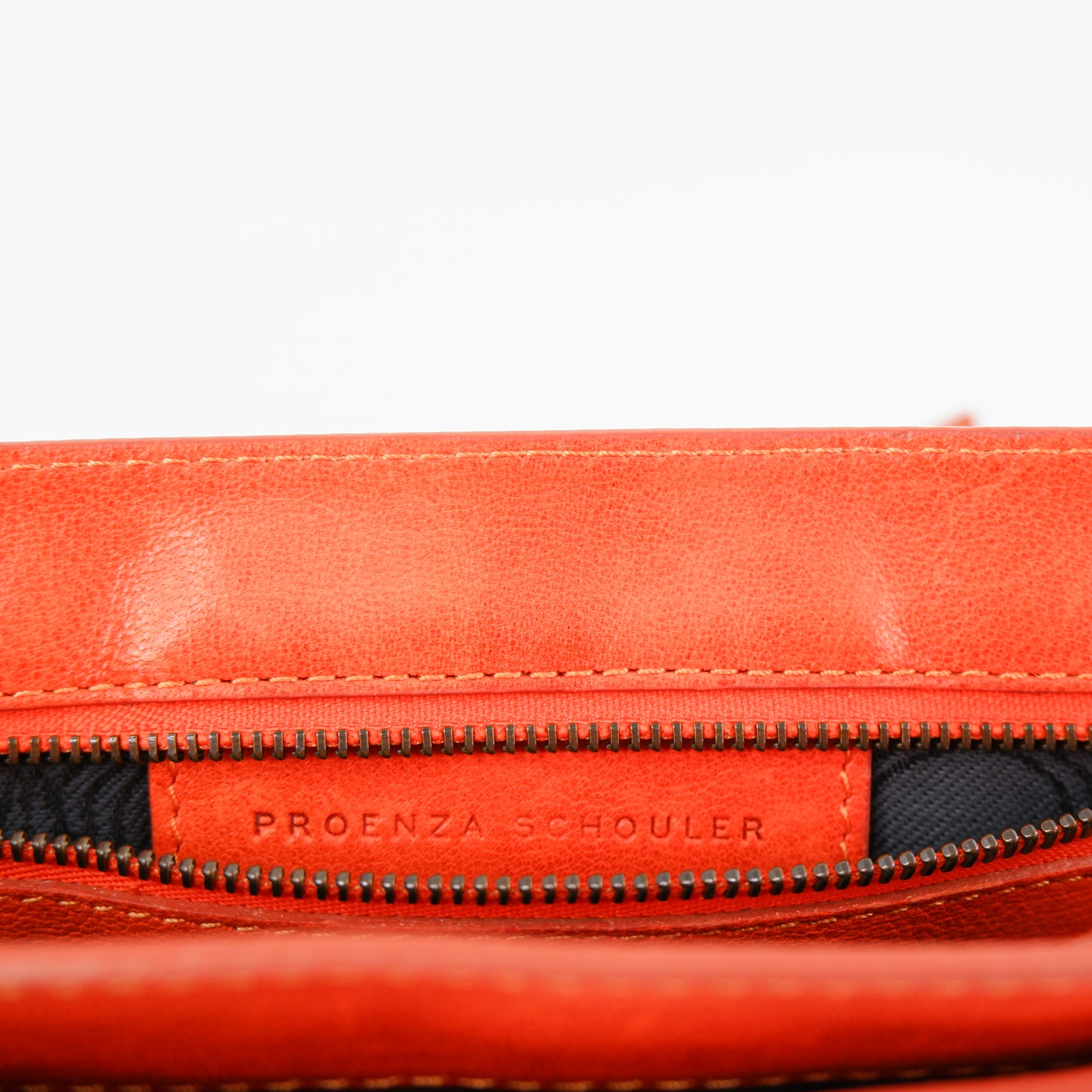 Proenza Schouler PS1 Clutch Orange