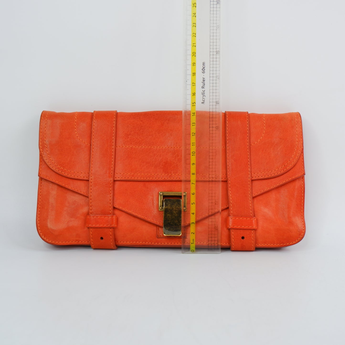 Proenza Schouler PS1 Clutch Orange