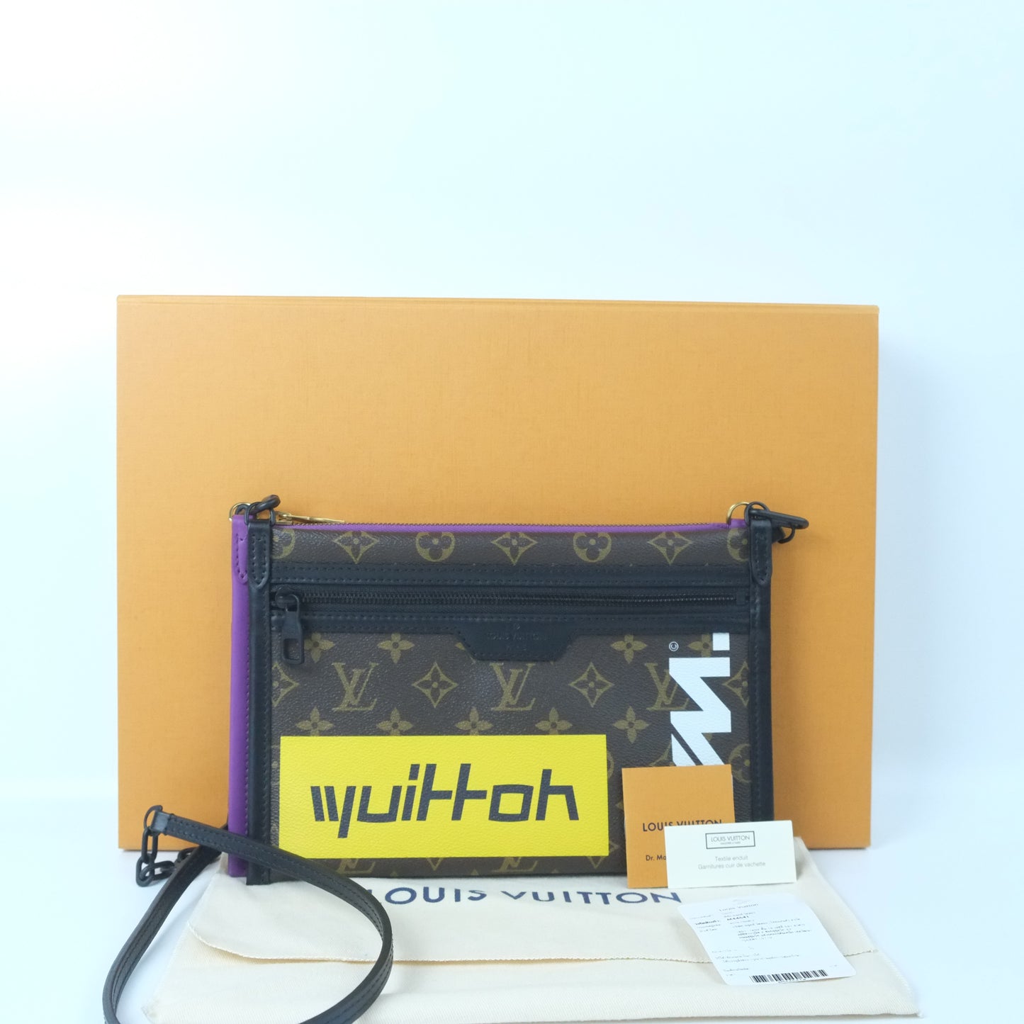 Louis Vuitton Double Flat Messenger Monogram