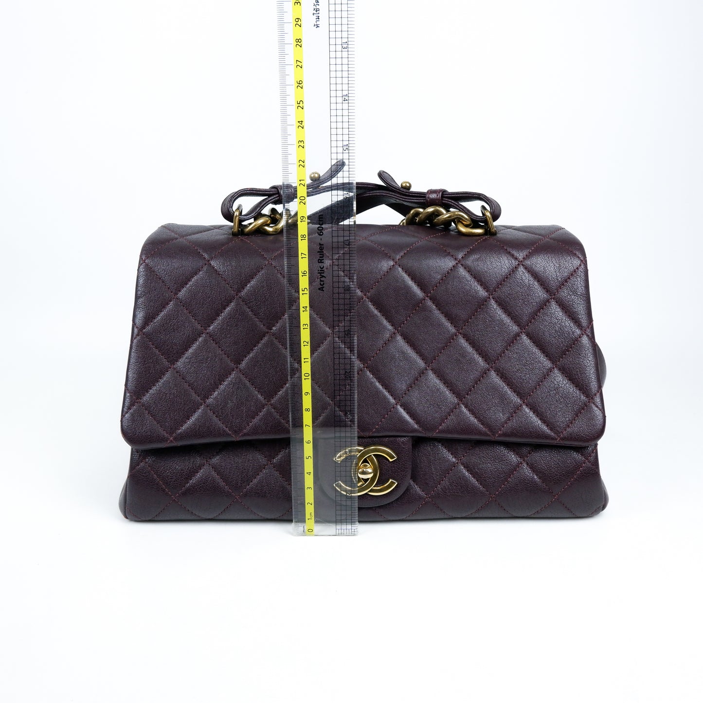 Chanel Trapezio Burgundy