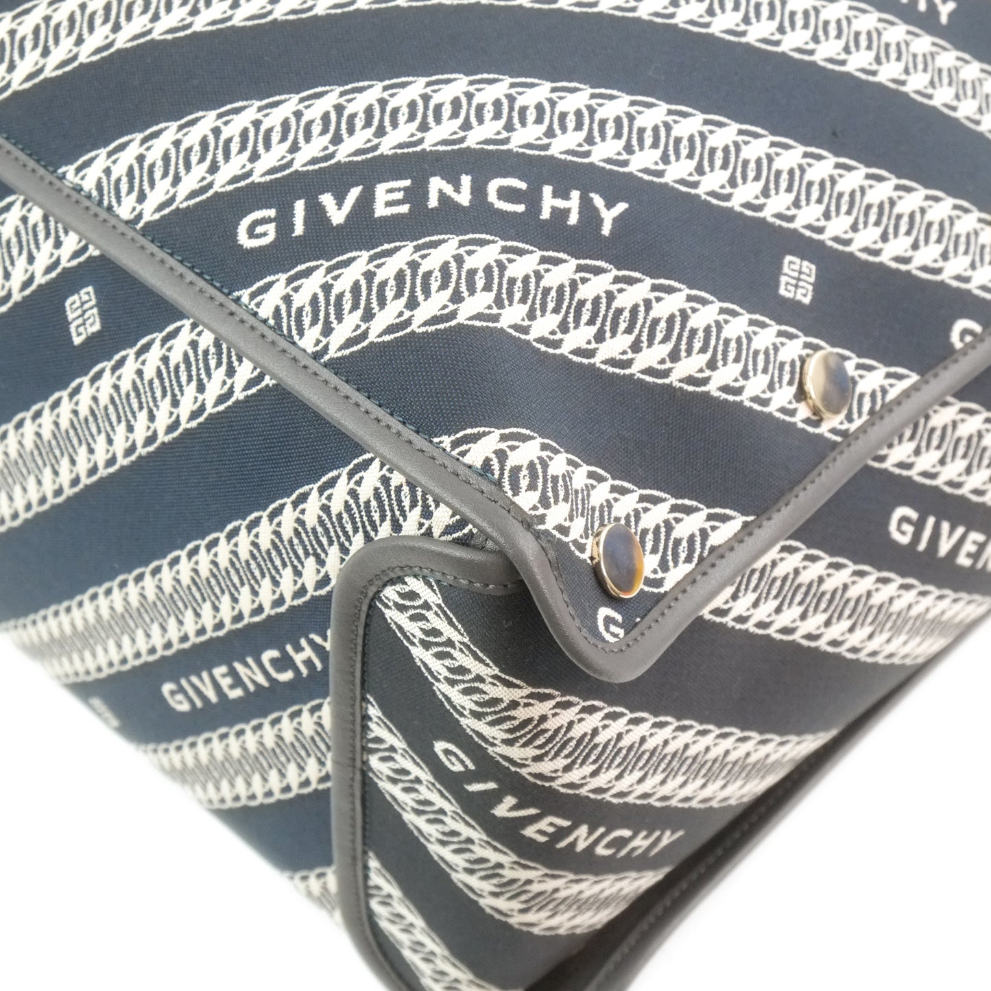 Givenchy Shopping Tote Bag Canvas Blue