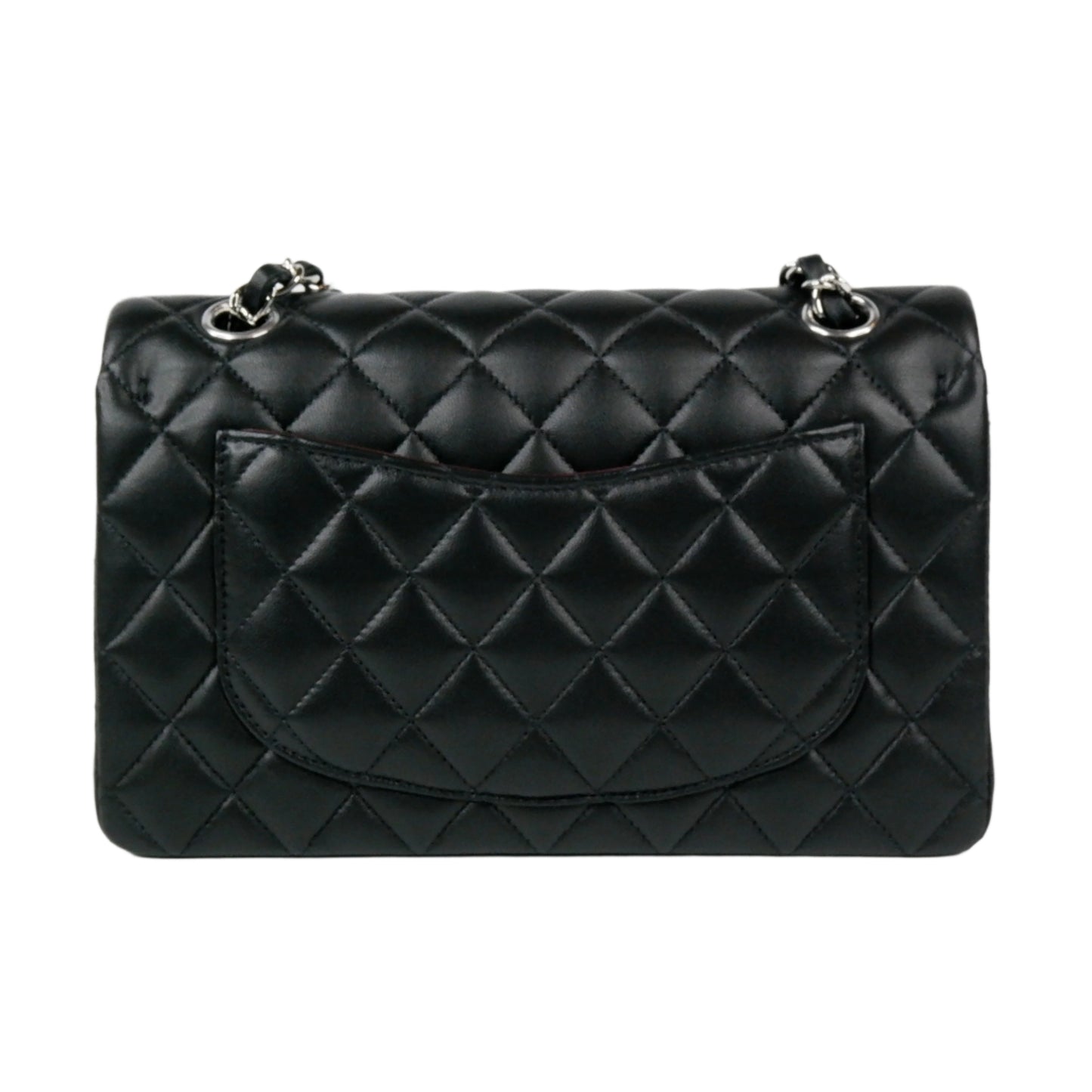 Chanel Classic 9" Black SHW Lambskin