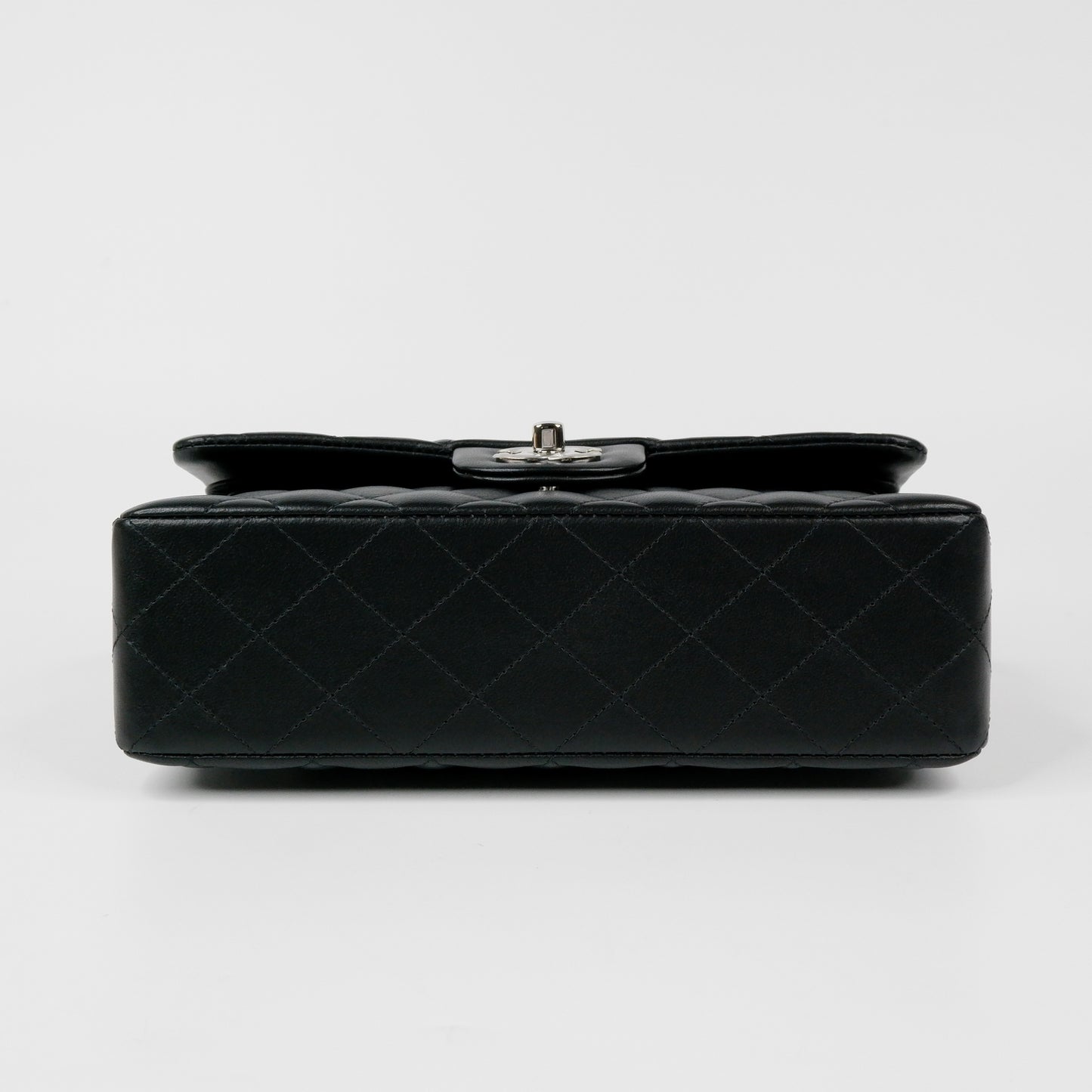 Chanel Classic 9" Black SHW Lambskin