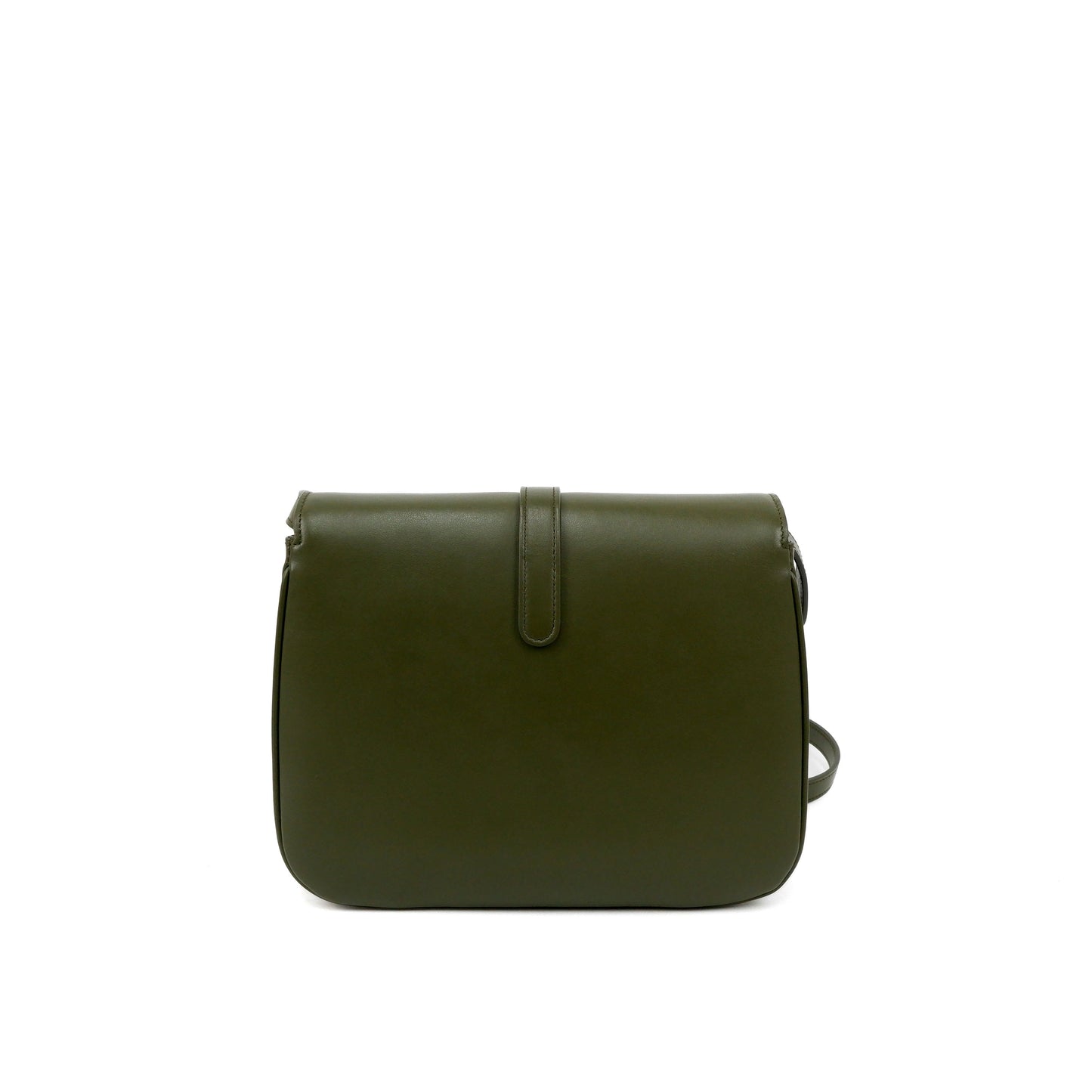 Celine Tabou Medium Shoulder Bag Dark Green