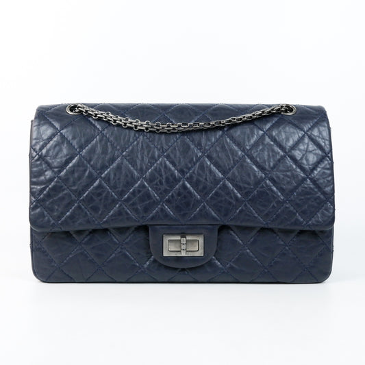 Chanel Reissue 227 Double Flap Navy