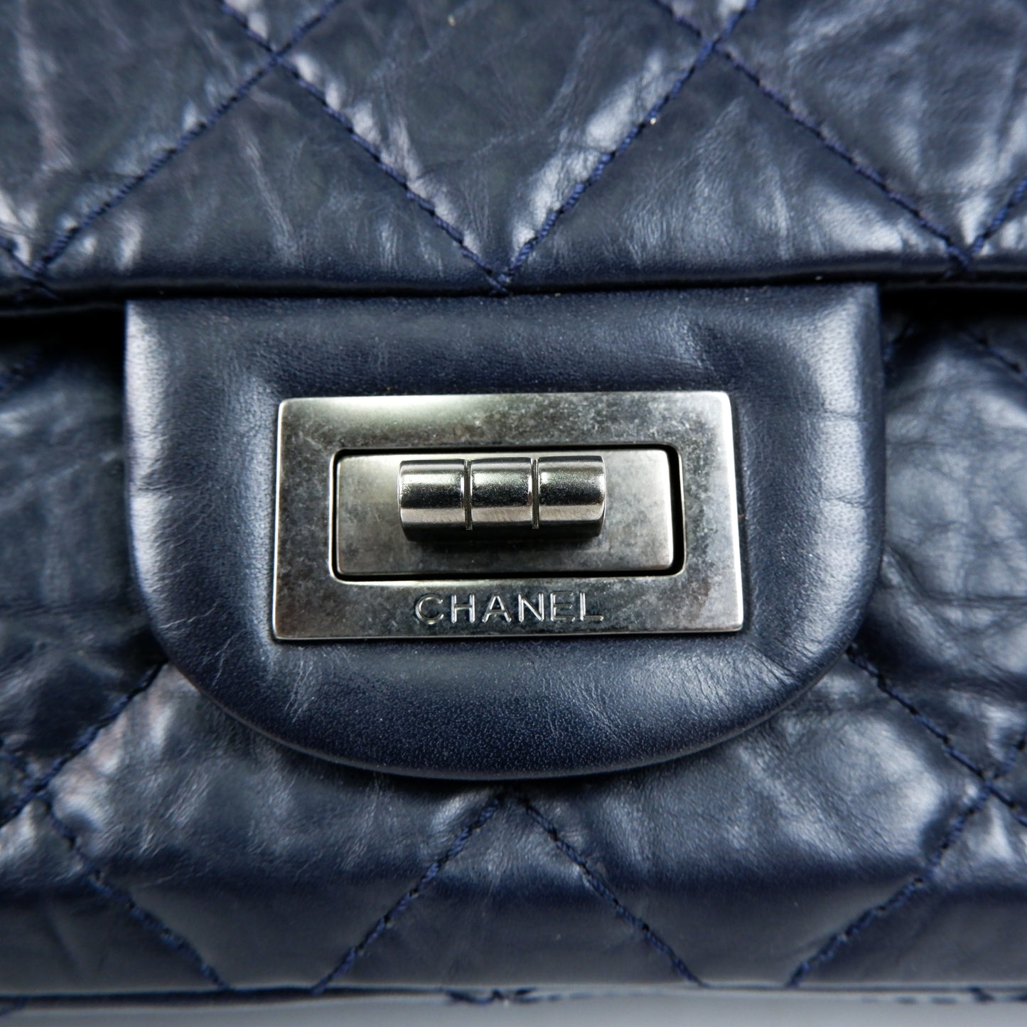 Chanel Reissue 227 Double Flap Navy