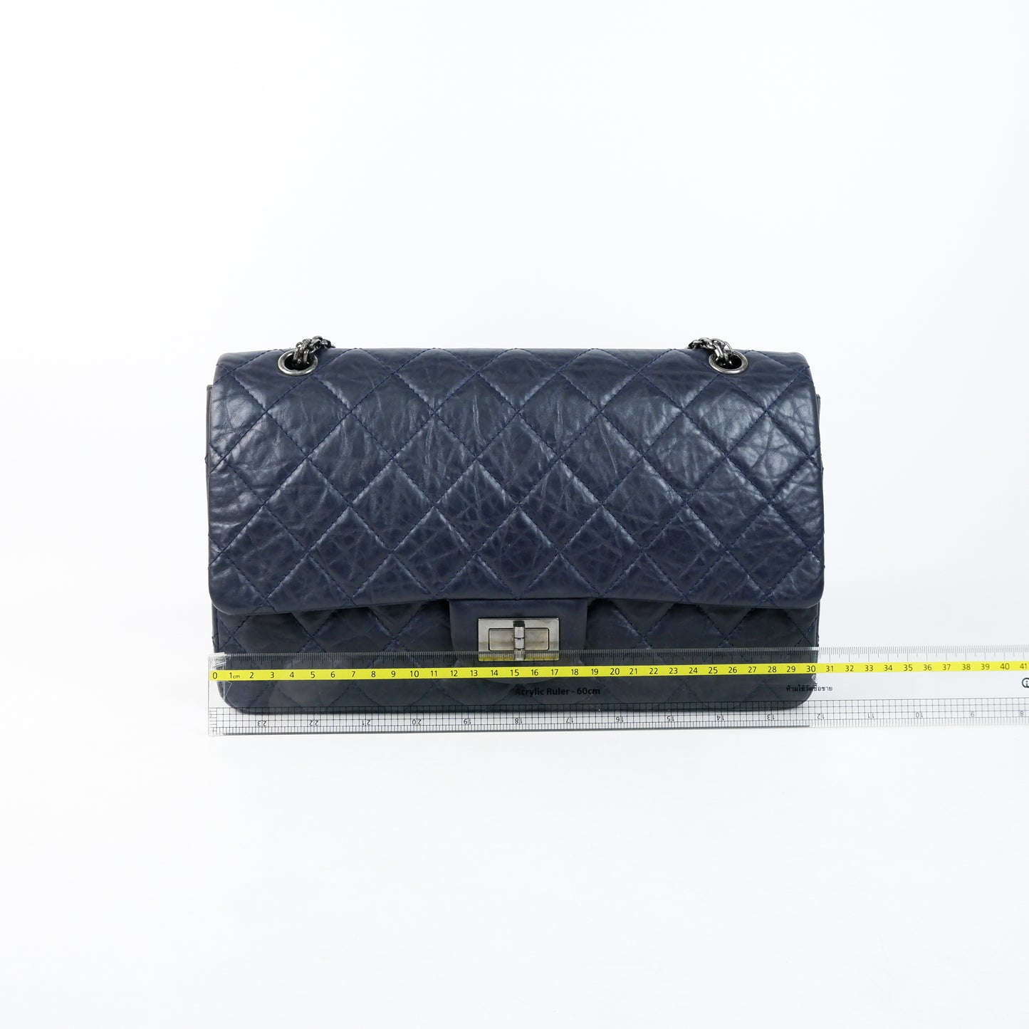 Chanel Reissue 227 Double Flap Navy