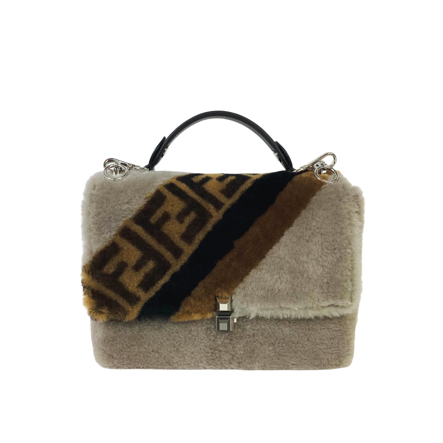 Fendi Marco FF 1974 Kan I Shoulder Bag Multicolor