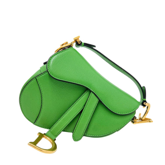 Christian Dior Saddle Micro Green