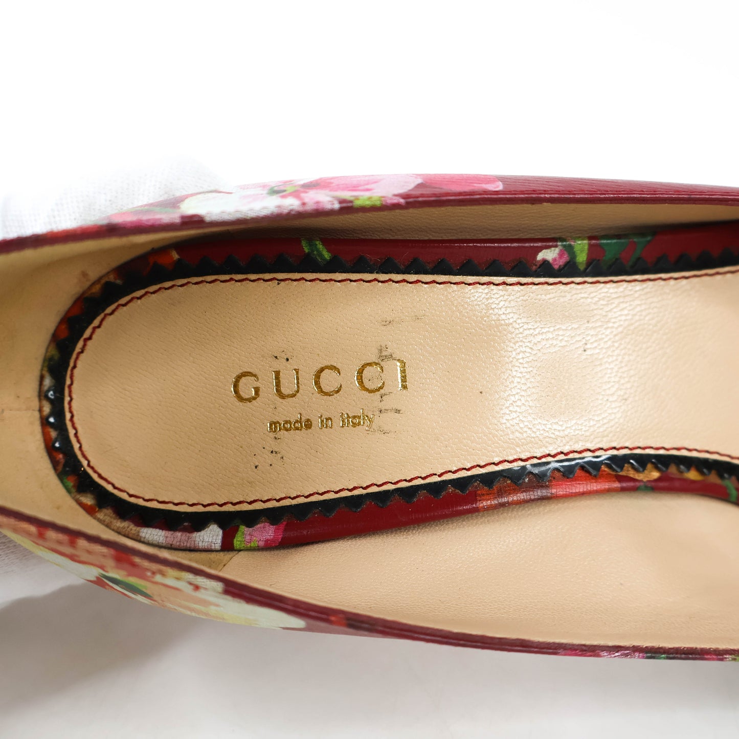 Gucci Pumps Flower Red 37.5