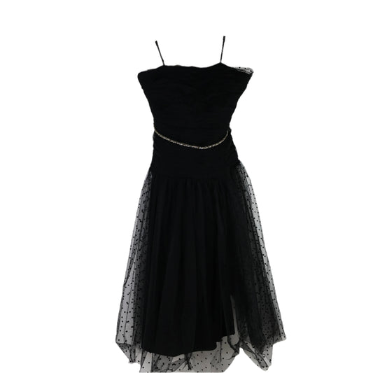 Self Portrait Dress Black Crystal