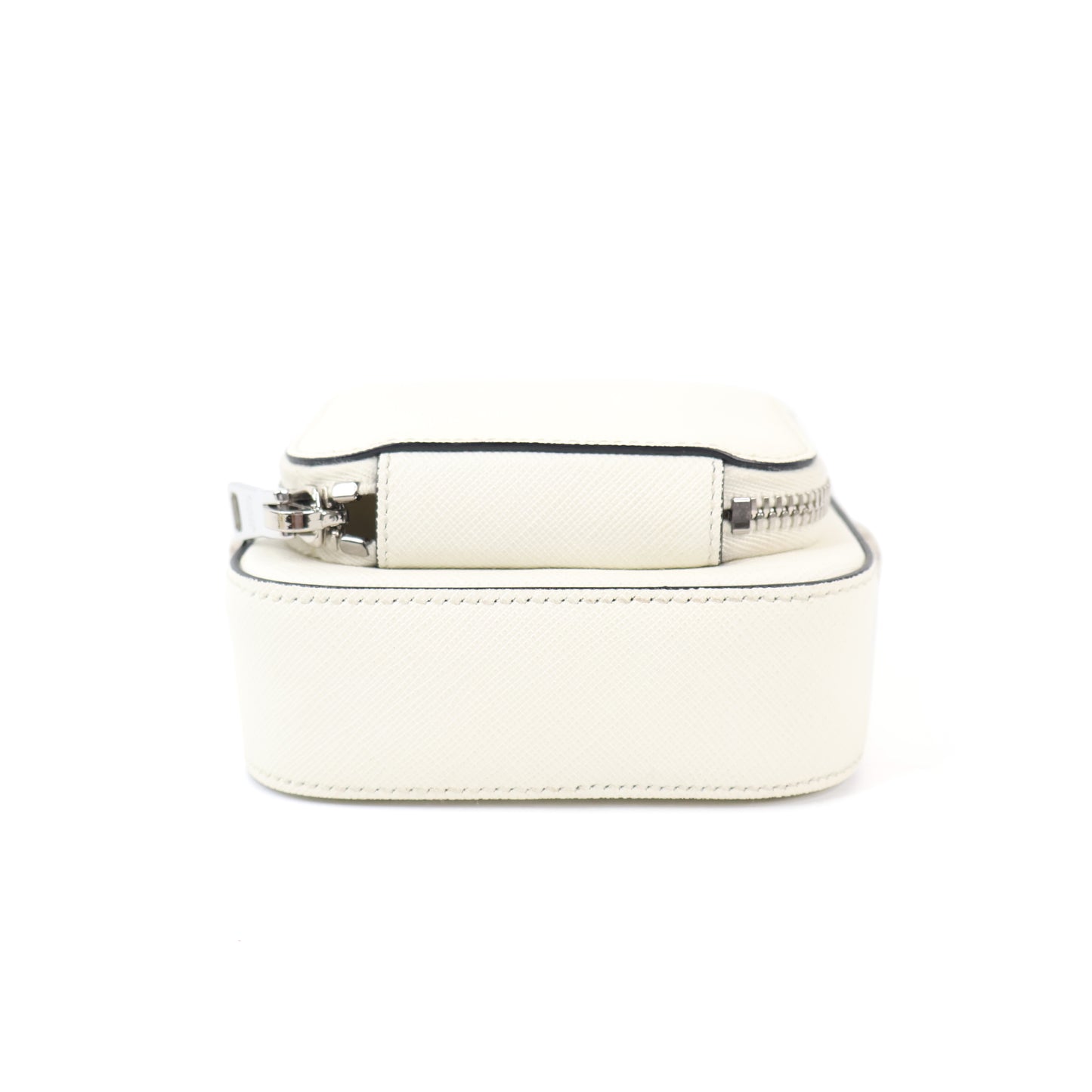 Prada Saffiano Crossbody Chain White