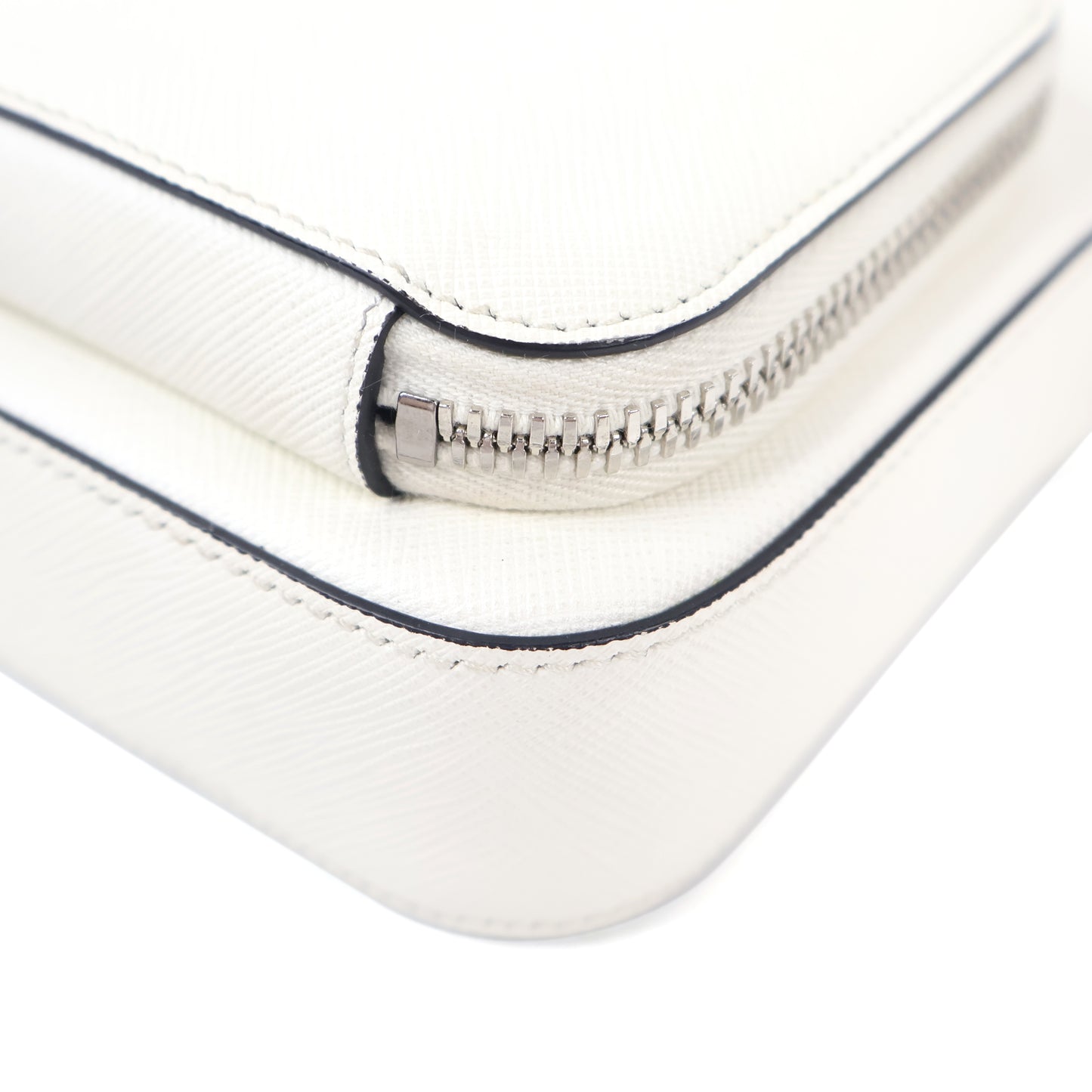 Prada Saffiano Crossbody Chain White