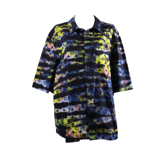 Louis Vuitton Shirt Monogram Printed Tie-dye