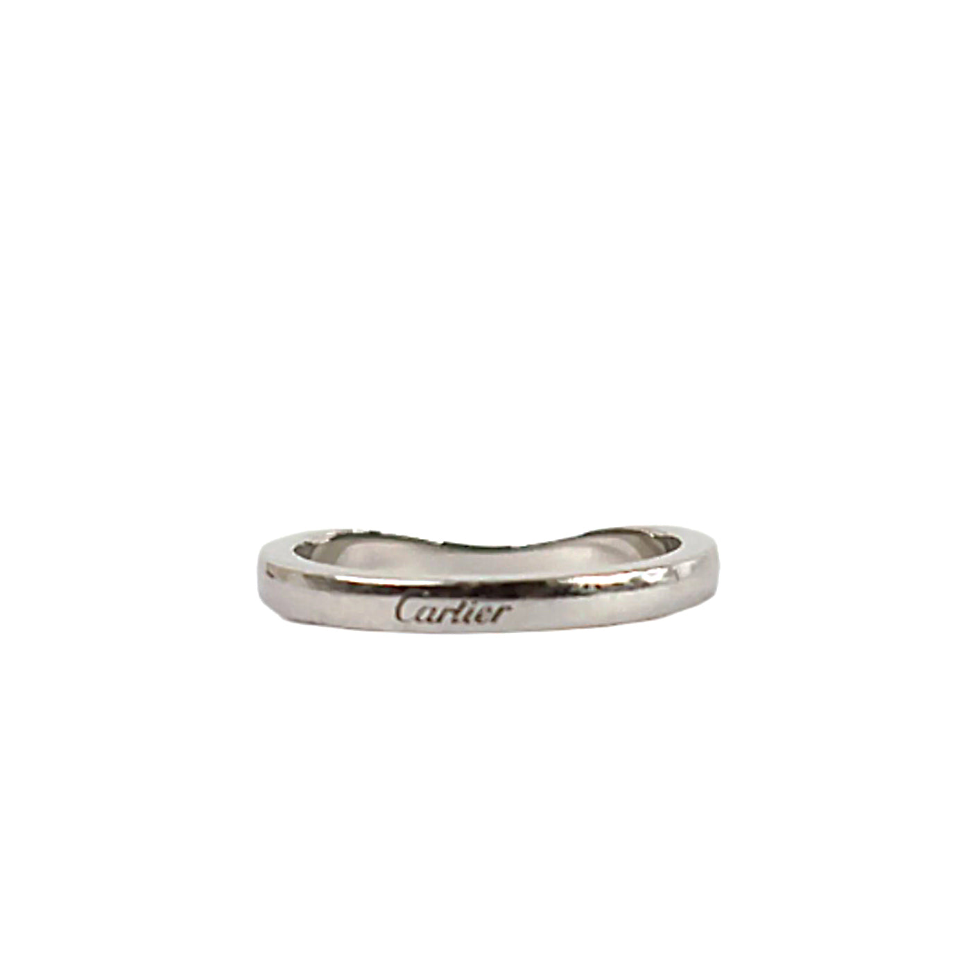 Cartier Ballerina Curve Ring Von Platinum