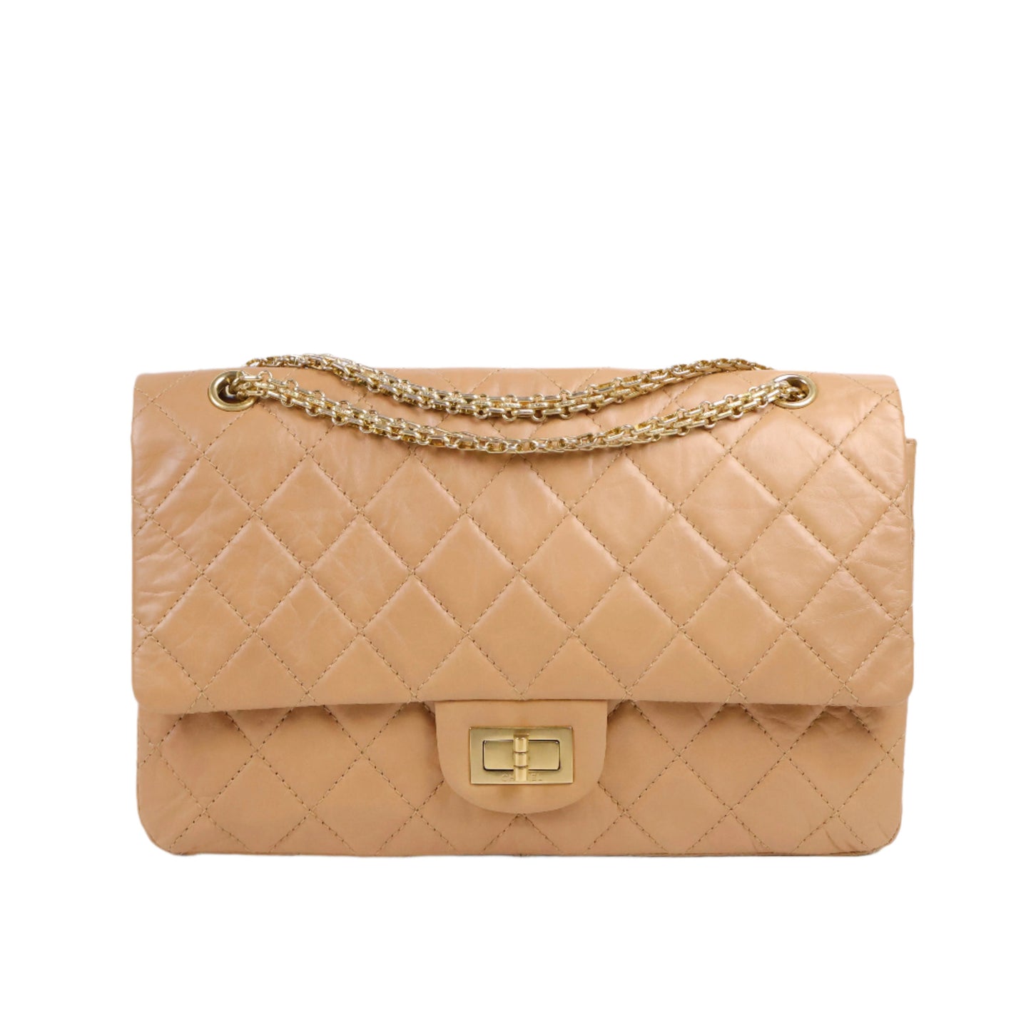 Chanel Reissue227 Flap Dark Beige