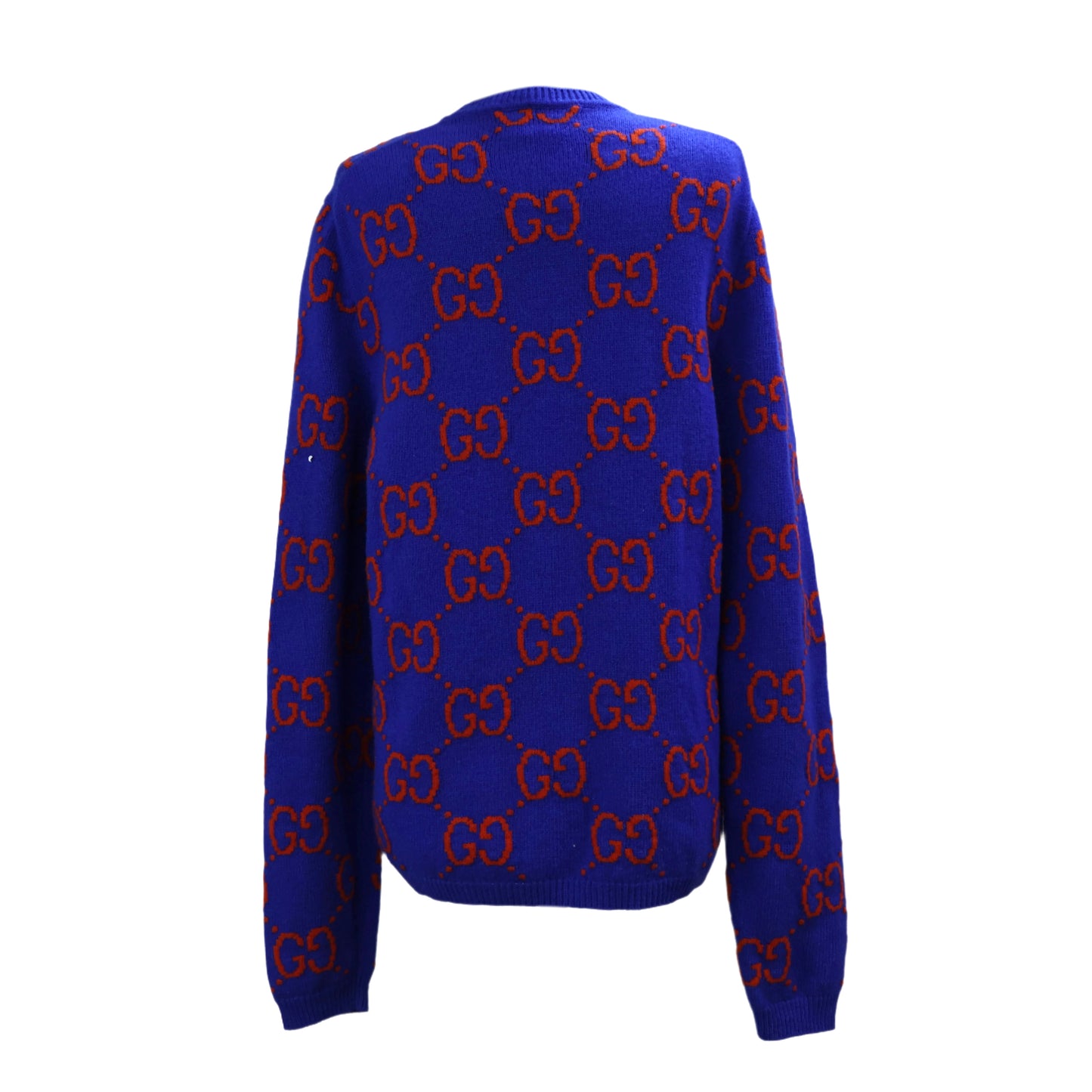 Gucci Sweater Blue GG Orange