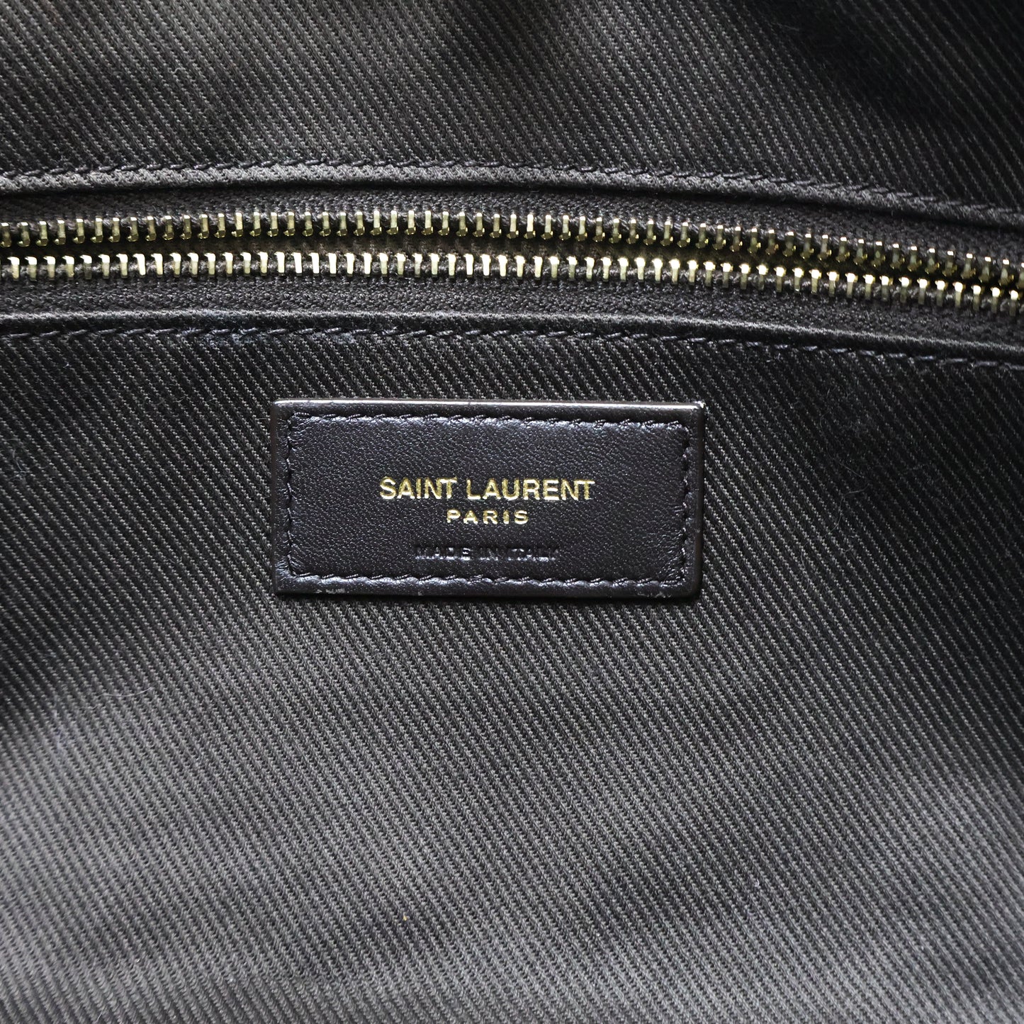 Saint Laurent Le Monogram Logo Brown