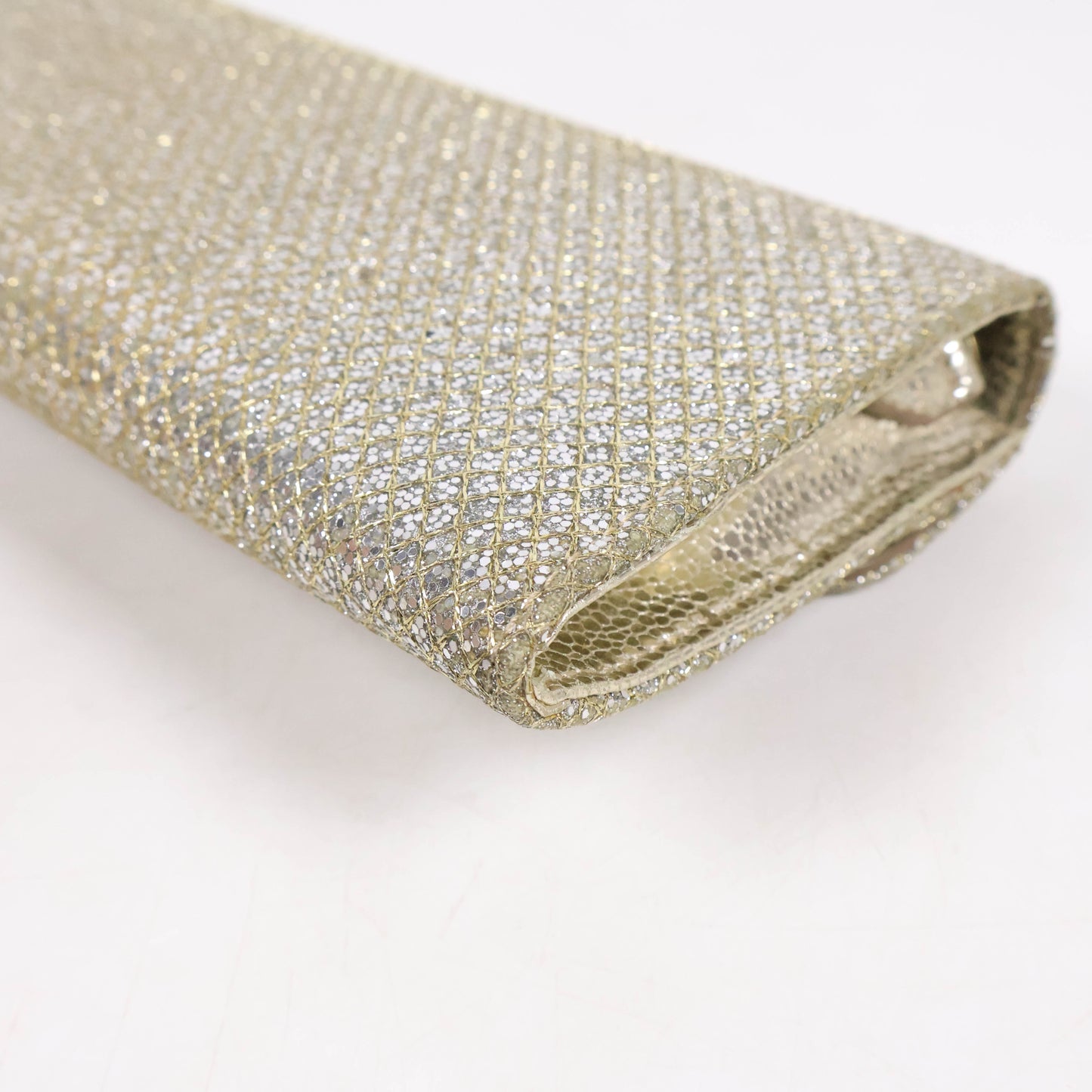 Jimmy Choo Clutch Glitter Gold