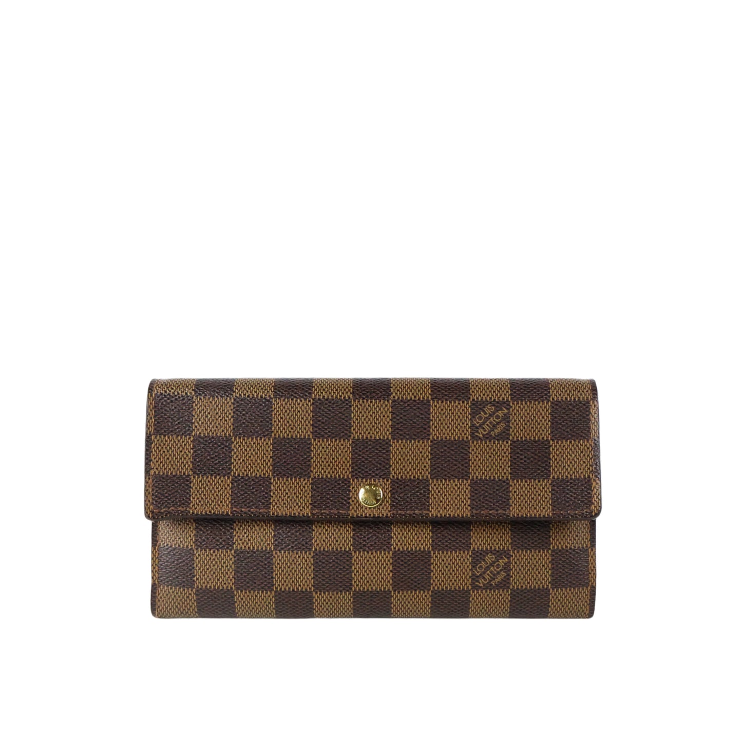 Louis Vuitton Damier Ebene Sarah Wallet