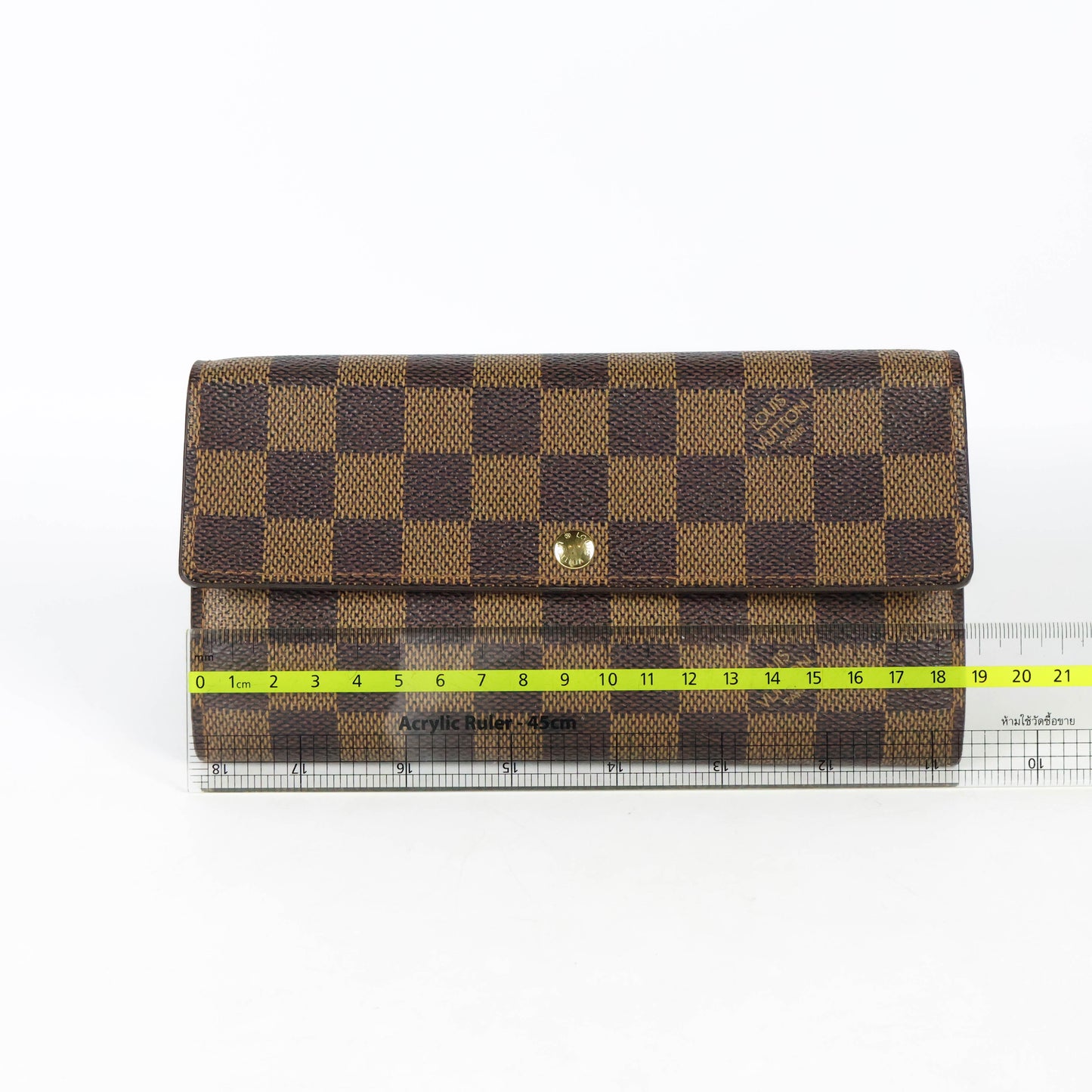 Louis Vuitton Damier Ebene Sarah Wallet