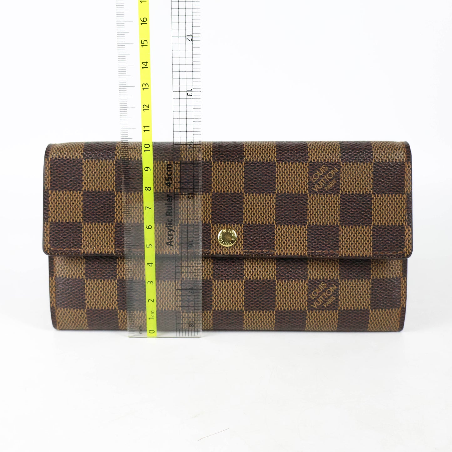 Louis Vuitton Damier Ebene Sarah Wallet