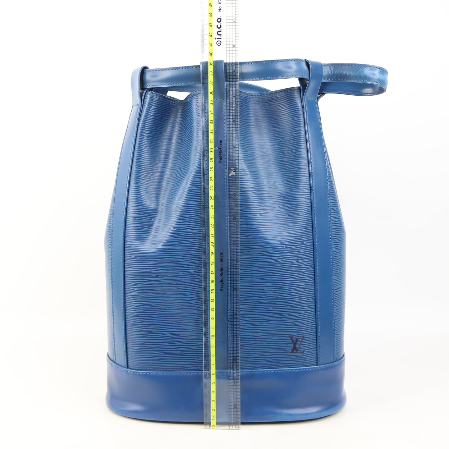 Louis Vuitton Randonnee Pm Epi Blue Backpack