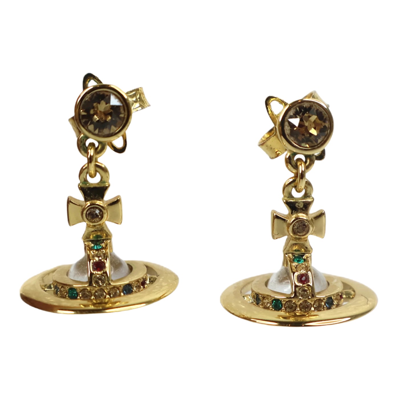 Vivienne Westwood Earrings Petite ORB Gold