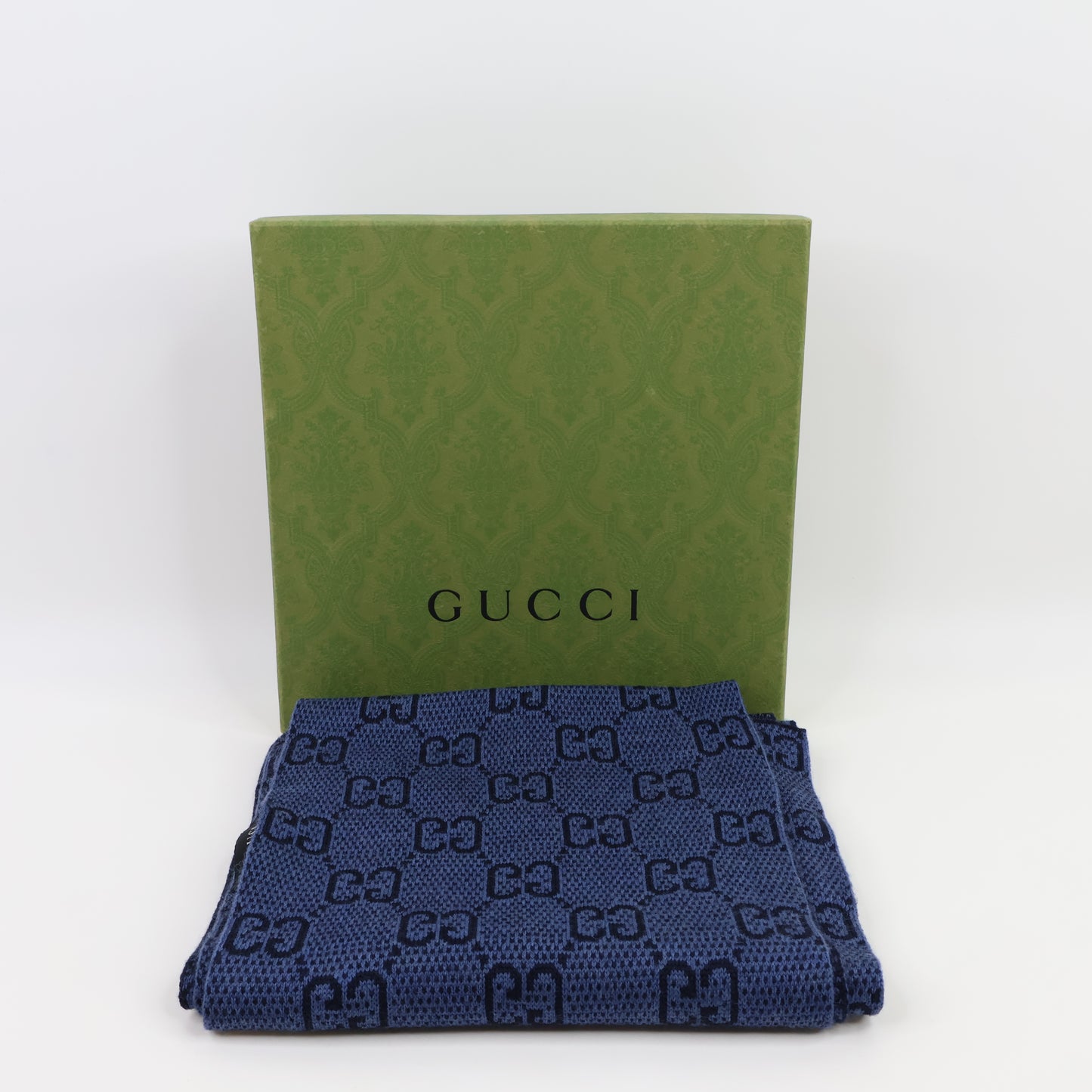 Gucci Scarf GG Blue