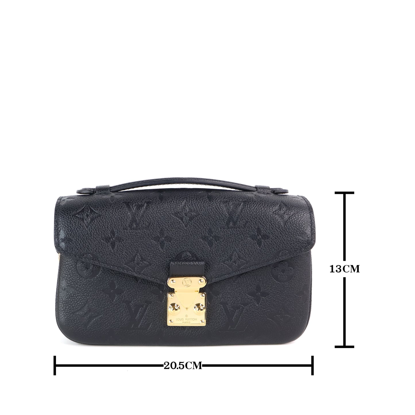 Louis Vuitton Pochette Metis East West MNG EM Black