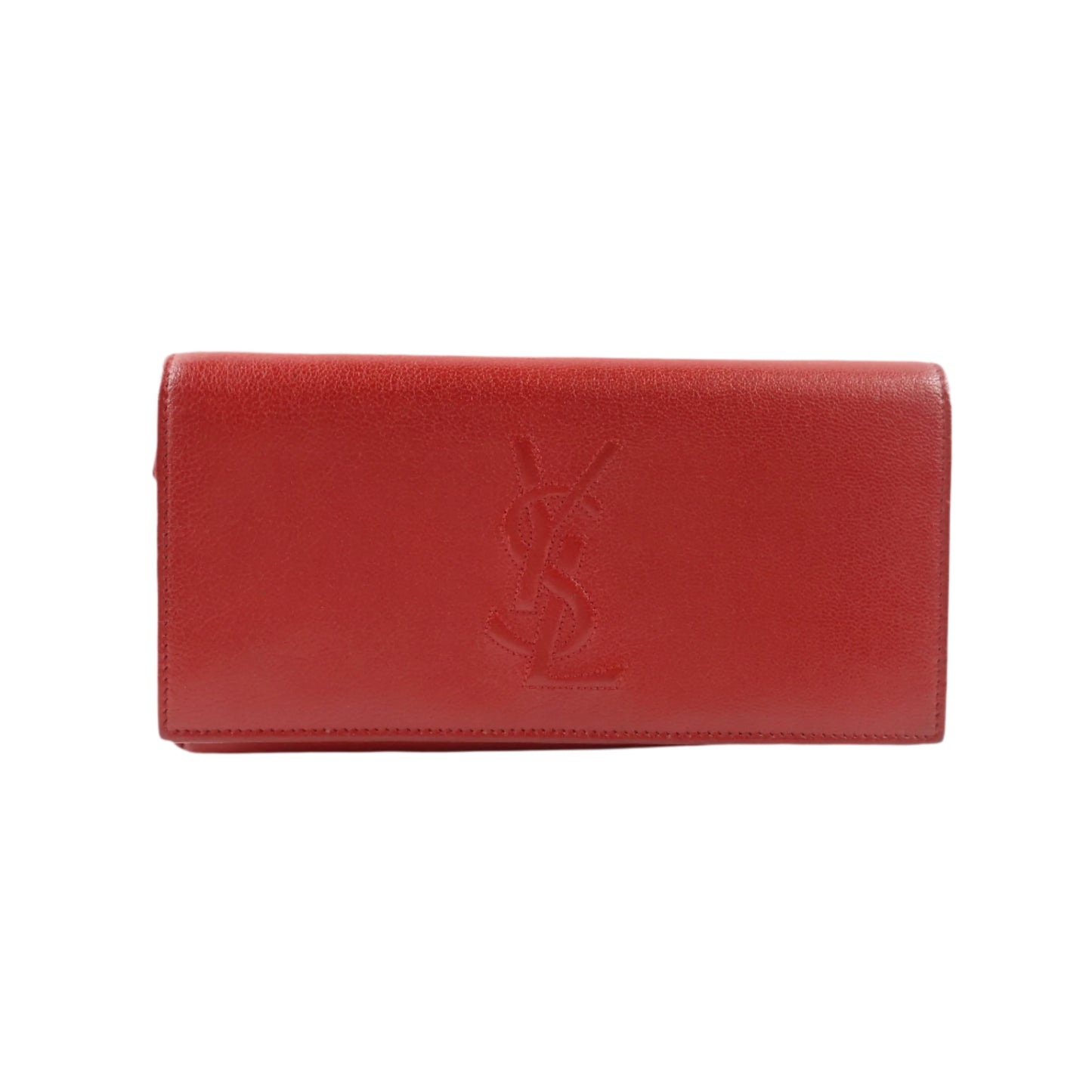 Saint Laurent Long Wallet Red