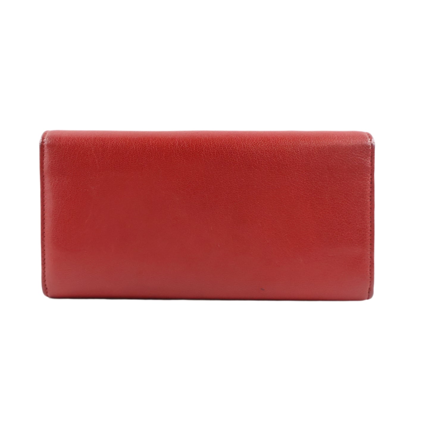 Saint Laurent Long Wallet Red