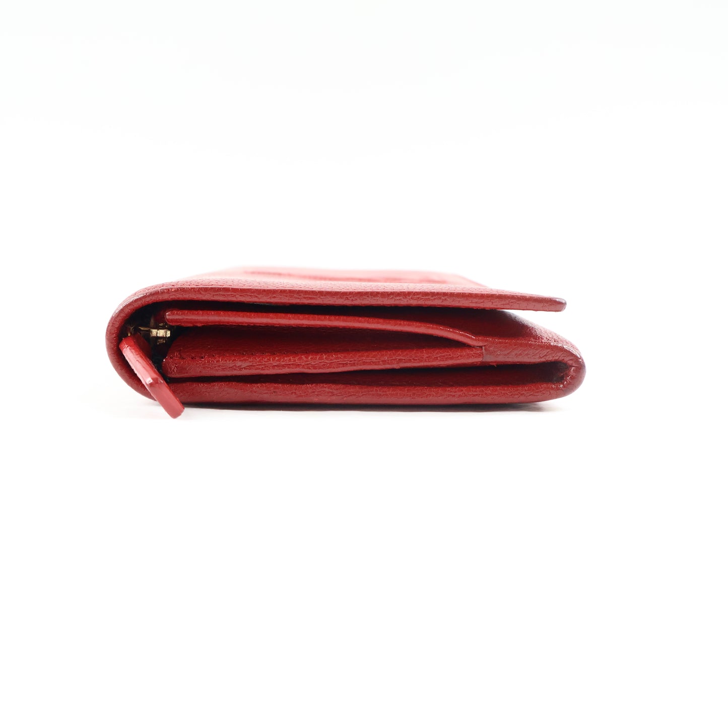 Saint Laurent Long Wallet Red