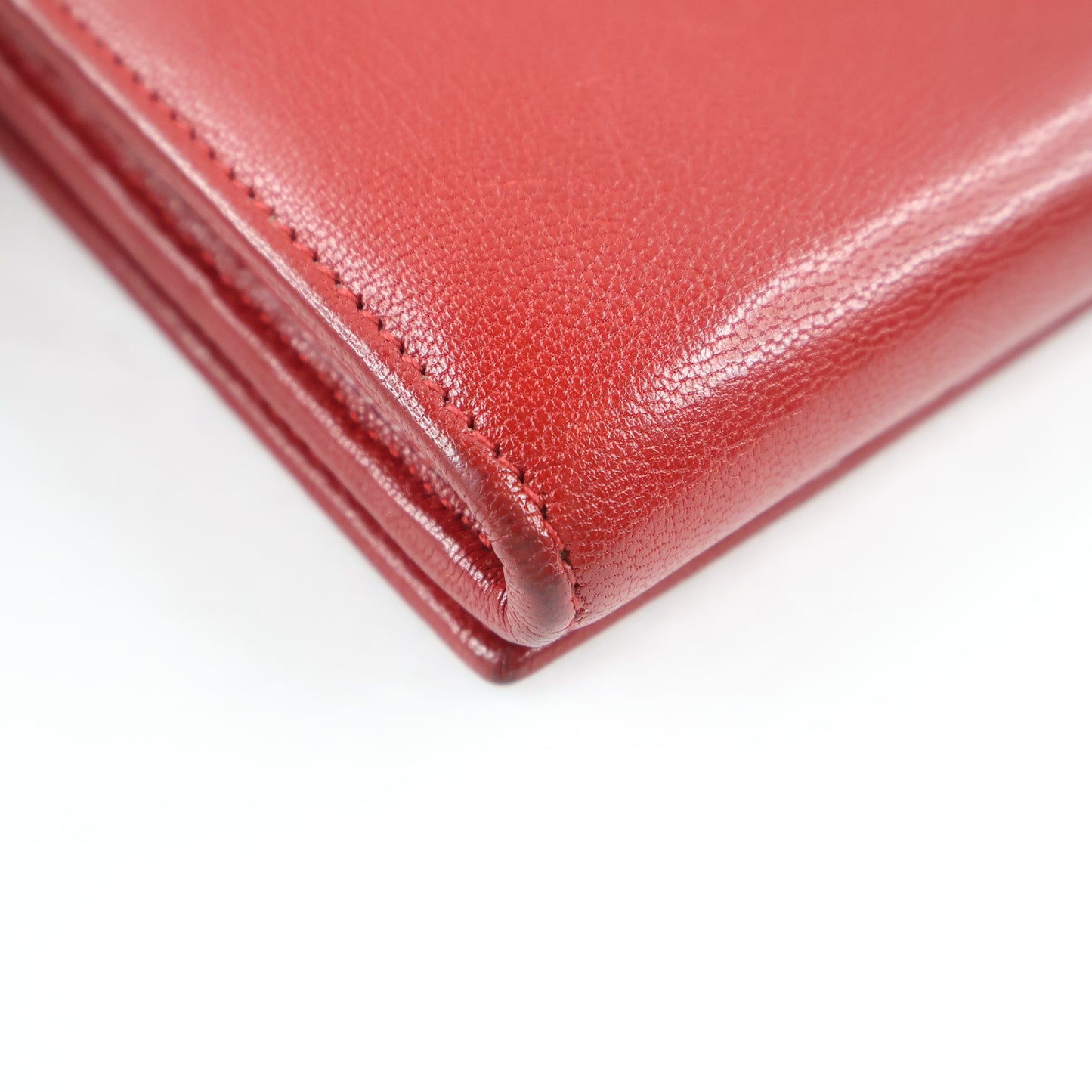 Saint Laurent Long Wallet Red