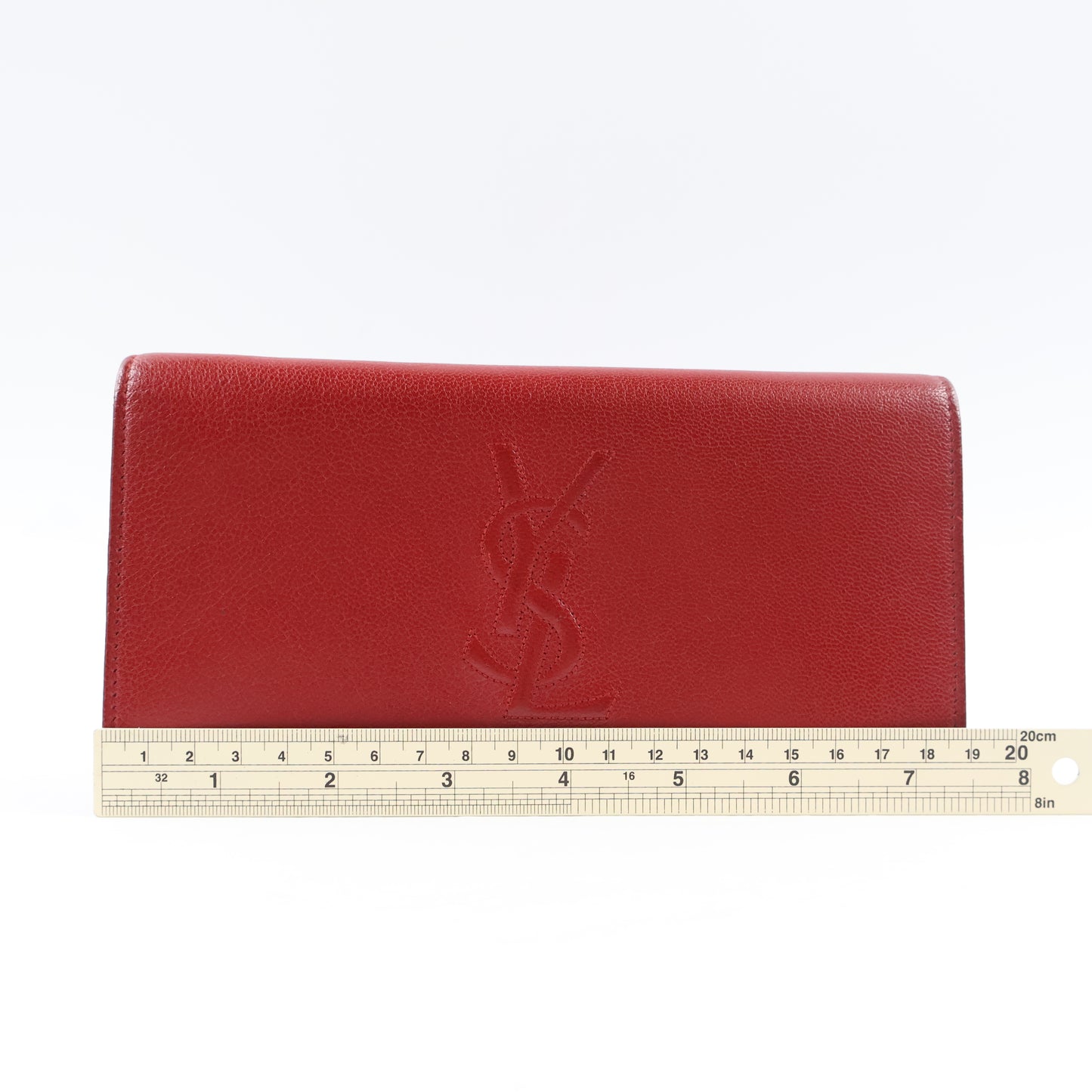 Saint Laurent Long Wallet Red